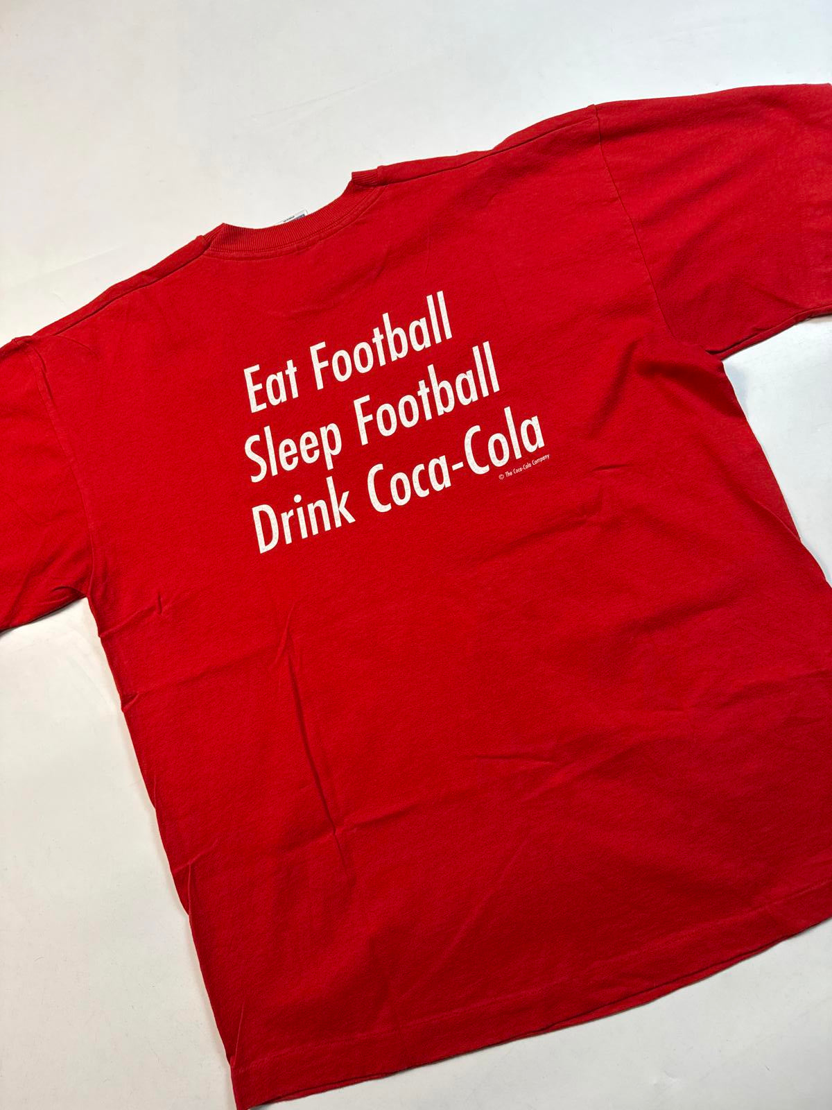 Vintage Coca cola euro 1996 graphic tee (XL)