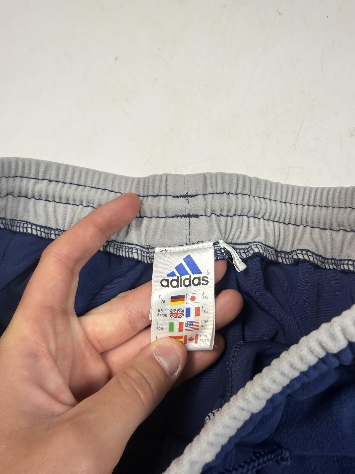 Vintage Real Madrid 2000/01 Adidas velour track pants (S)