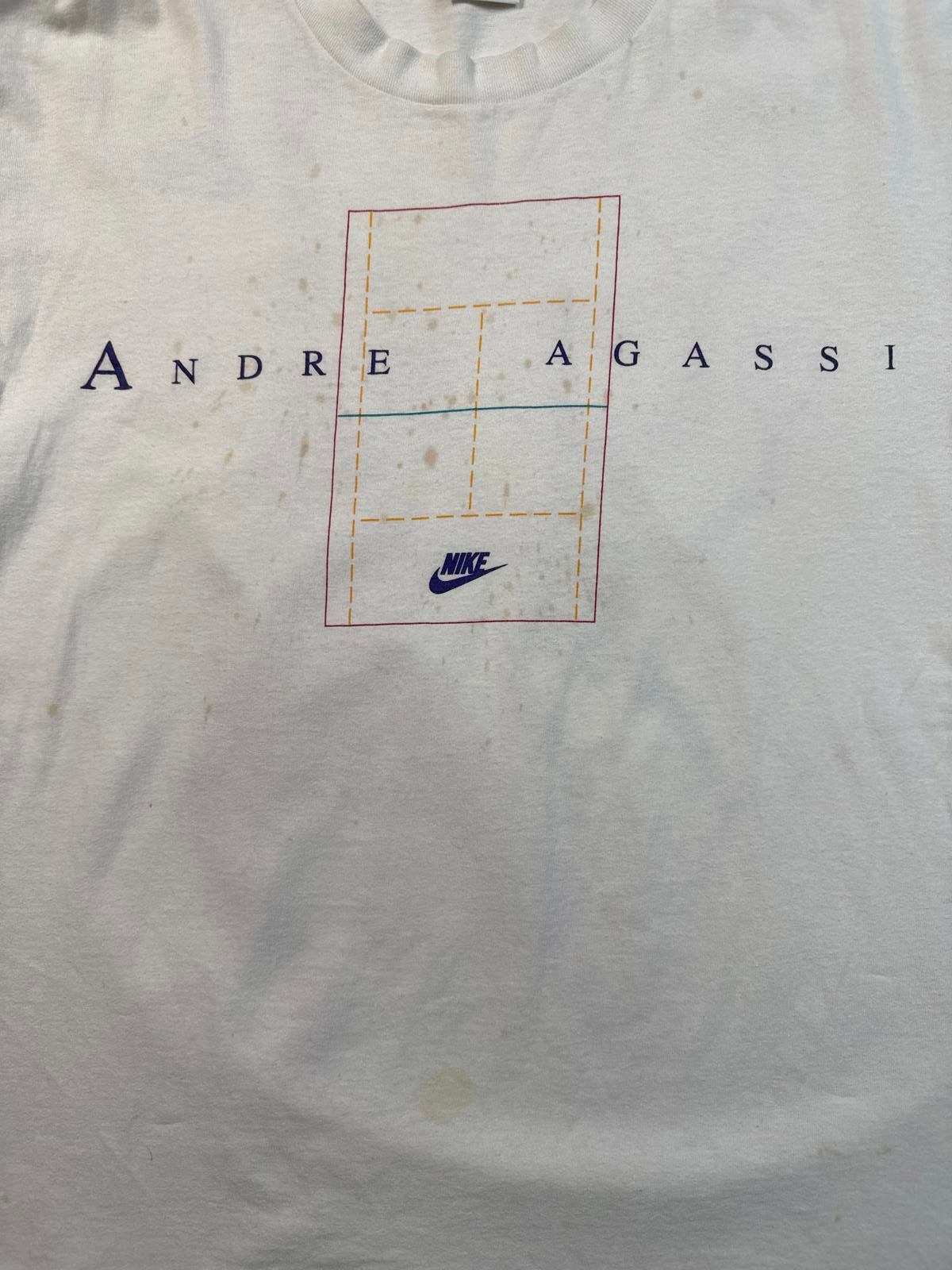 Vintage 90s Nike Agassi Challenger court tee (XL)