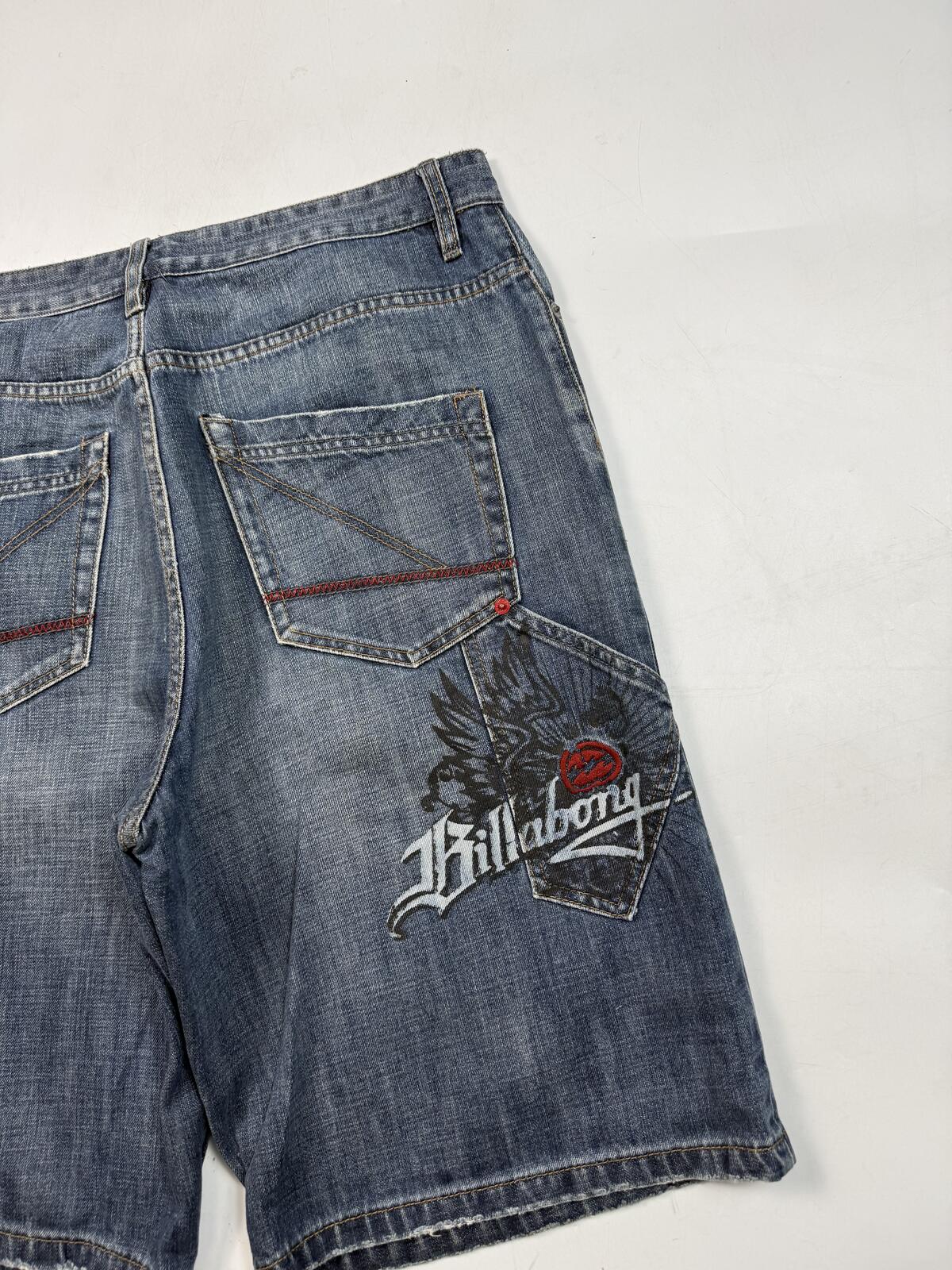 Vintage Billabong surfwear baggy hip hop carpenter jorts (W34)