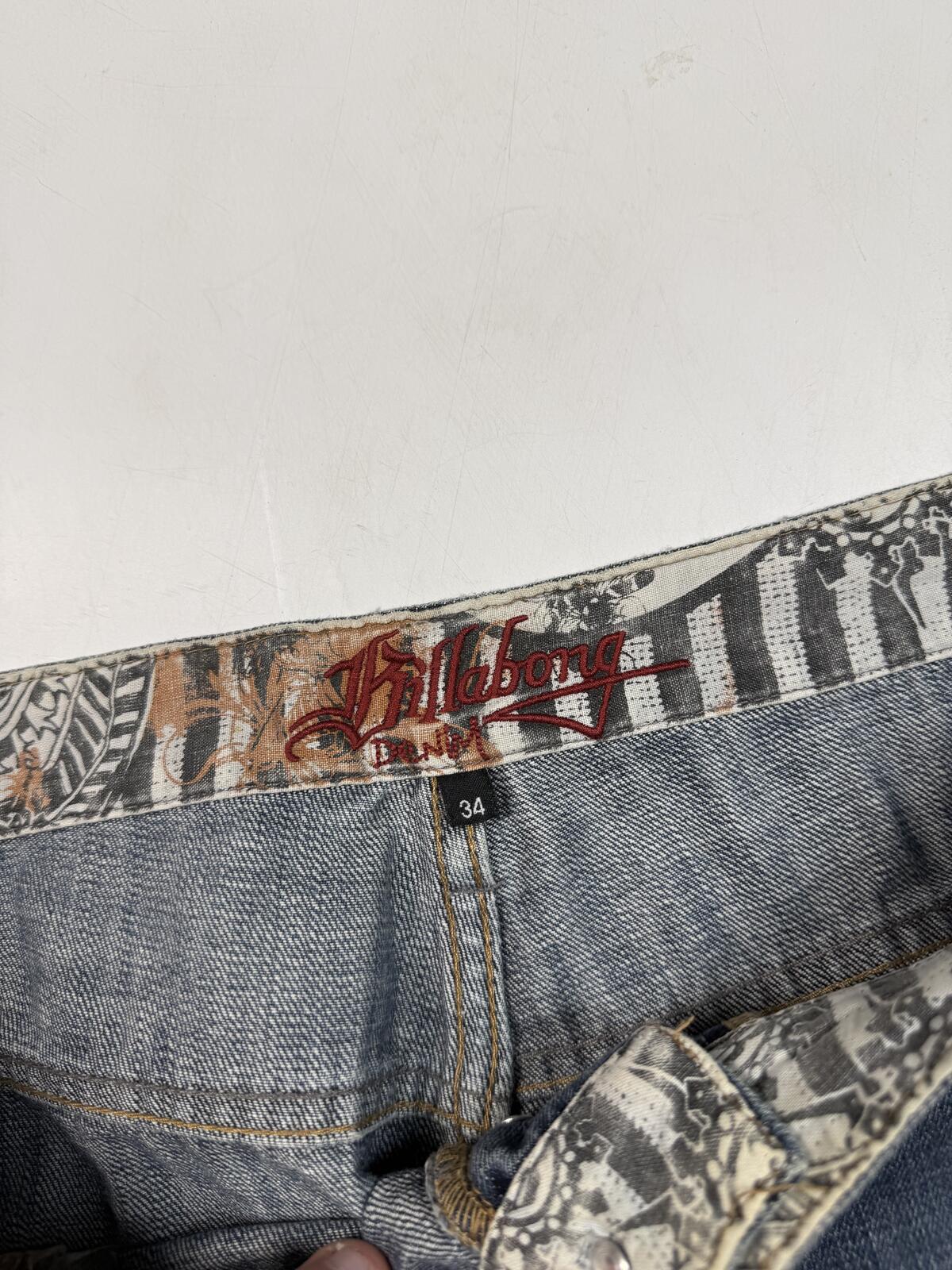 Vintage Billabong surfwear baggy hip hop carpenter jorts (W34)
