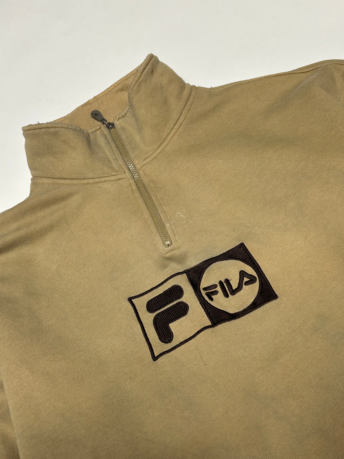 Vintage 90s Fila quarter zip sweatshirt (S)