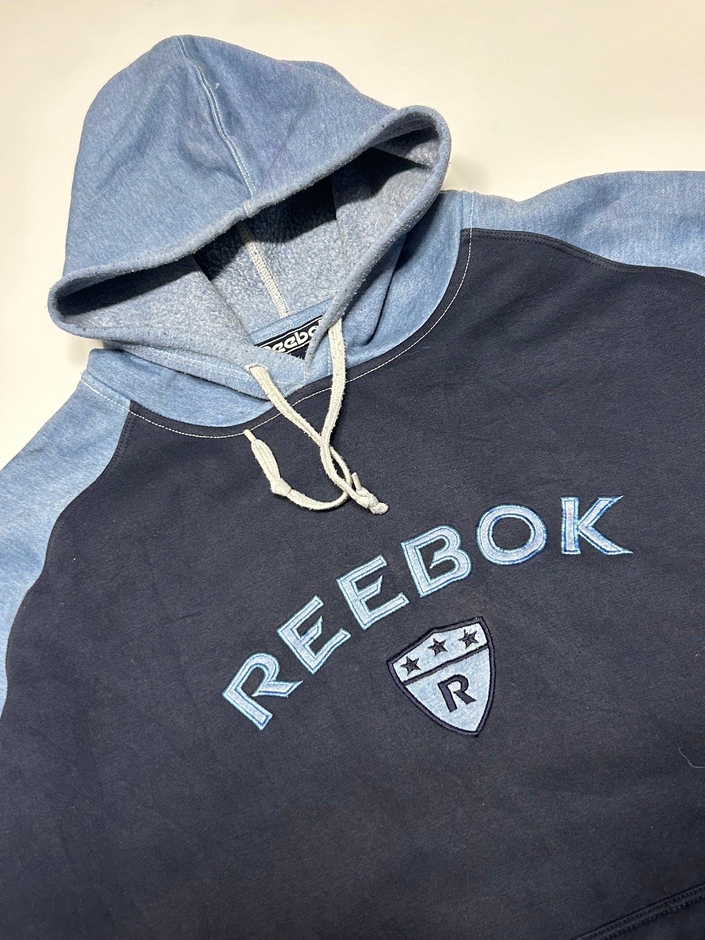 Vintage Reebok spell out hoodie (L)