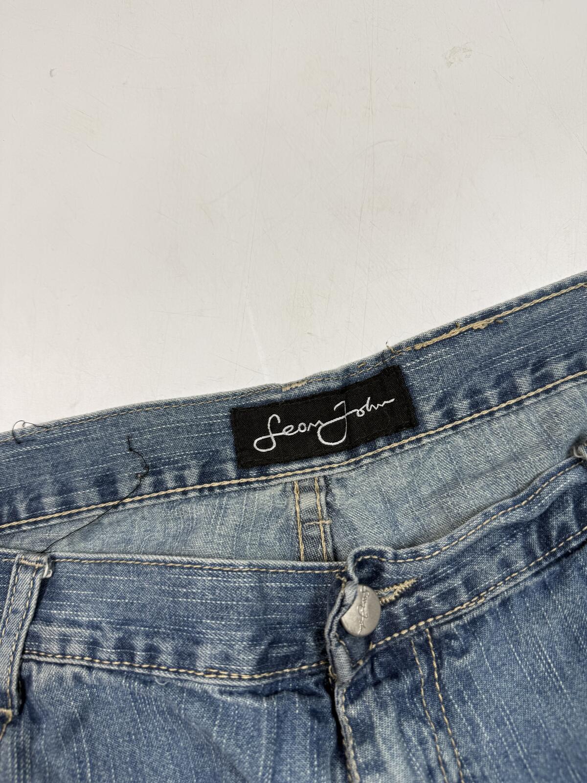 Vintage Y2K Sean John baggy hip hop jorts (W38)