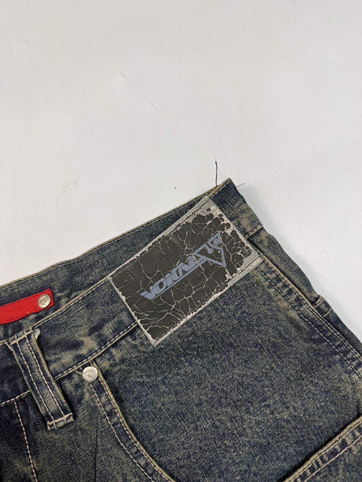 Vintage Y2K Vokal baggy hip hop jorts (W36)