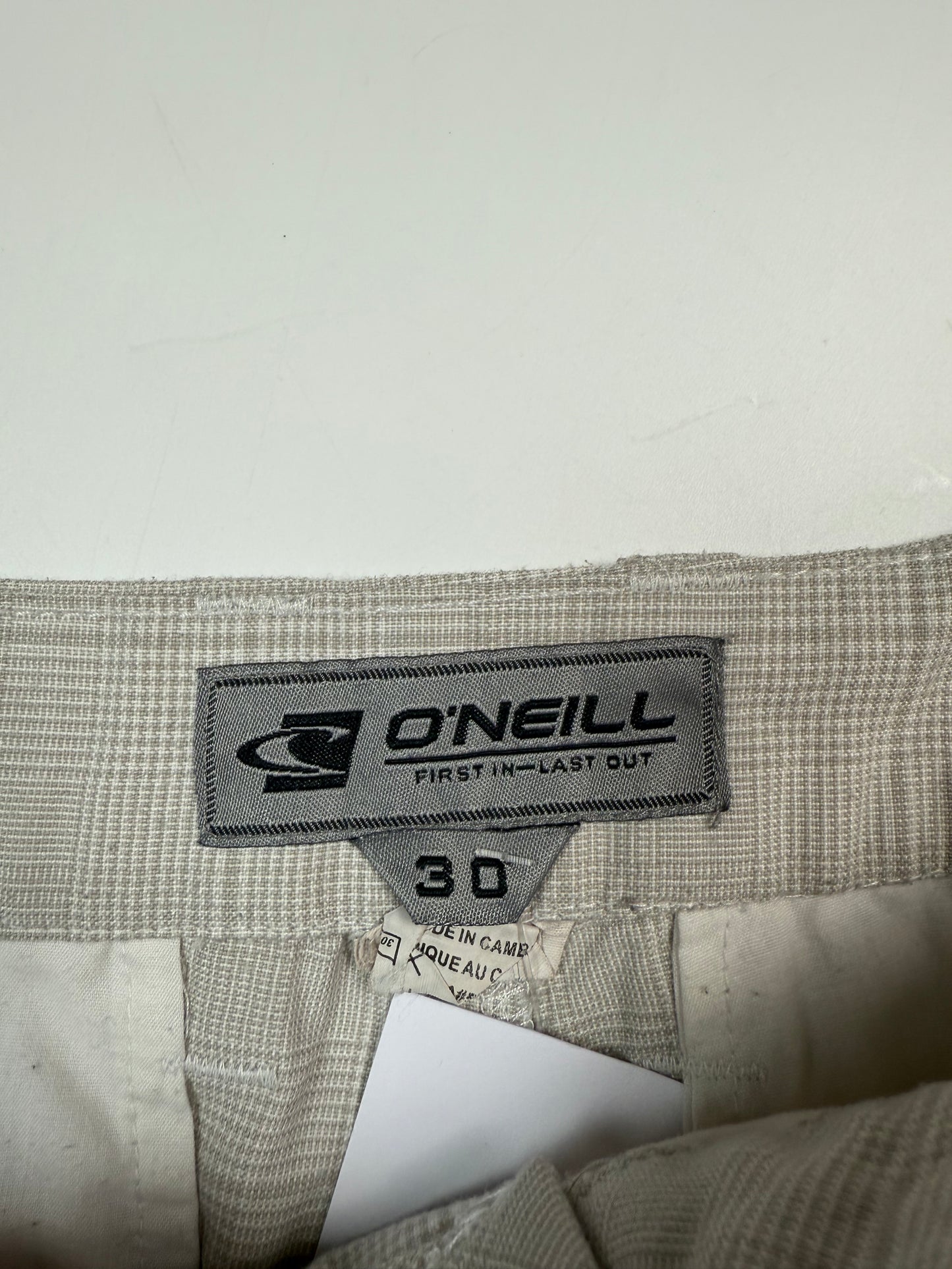 Vintage O'neill baggy checkered shorts (W30)