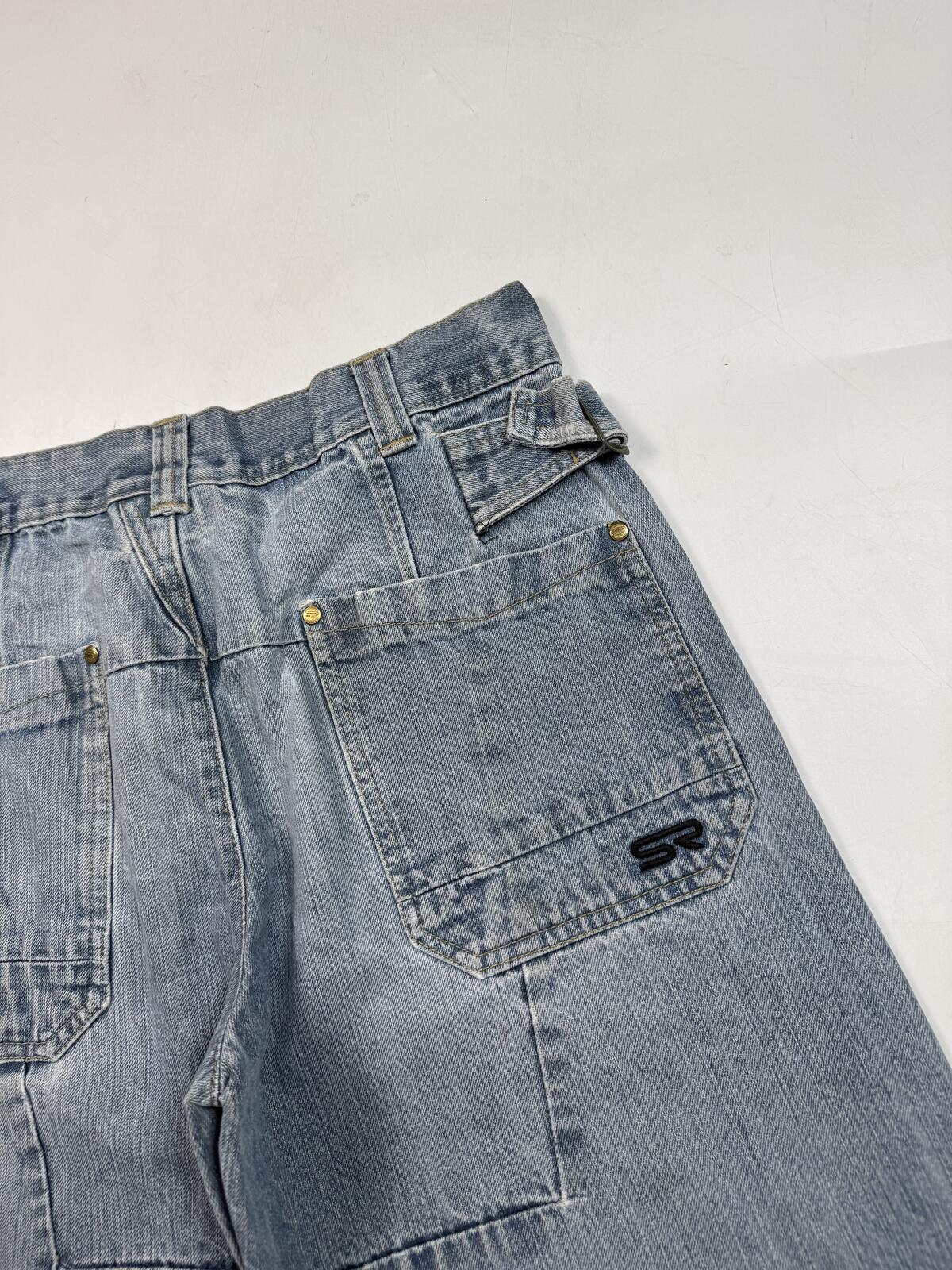 Vintage Y2K baggy hip hop jorts (W36)