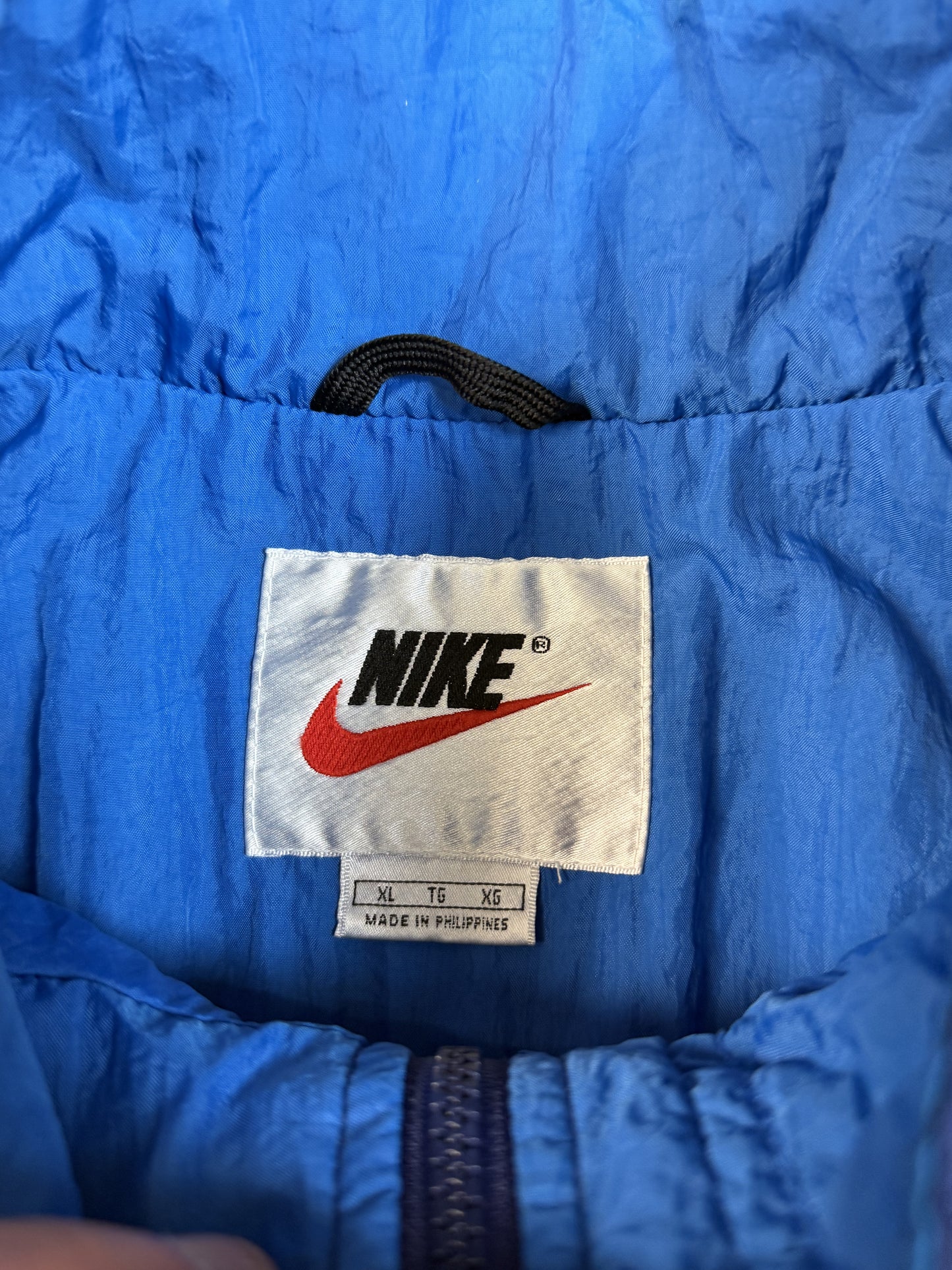 Vintage 90s Nike spell out windbreaker jacket (XL)