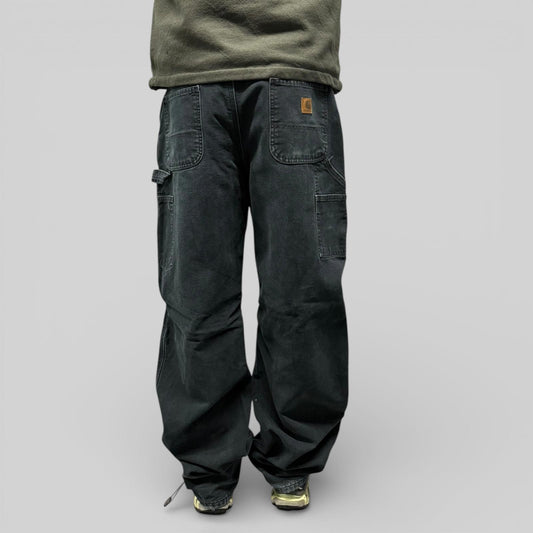 Vintage Carhartt fleece lined baggy carpenter pants (W36)