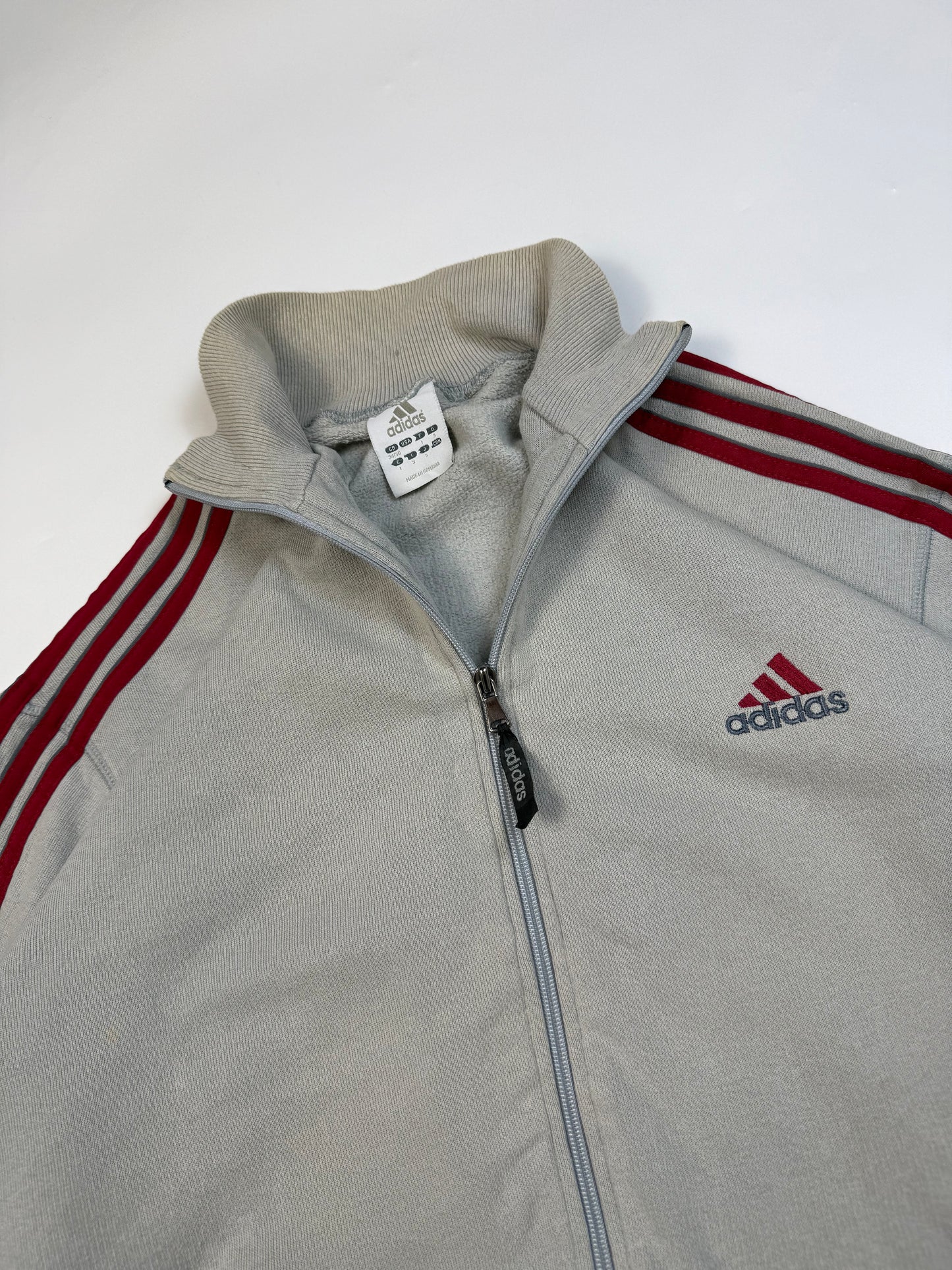 Vintage Adidas side stripe track top (S)