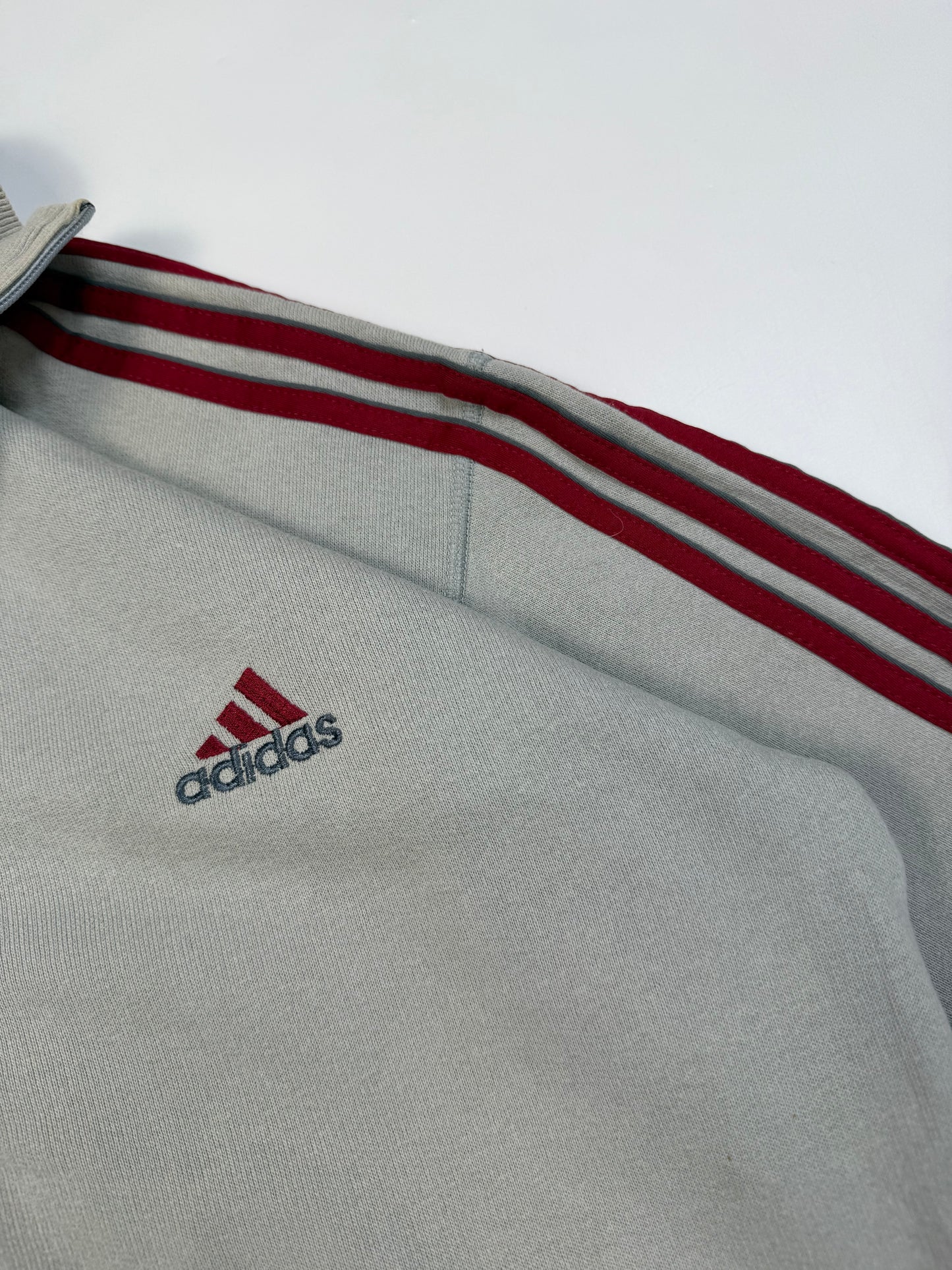 Vintage Adidas side stripe track top (S)