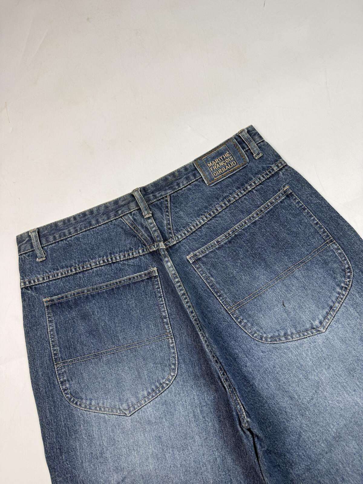 Vintage Marithe Francois Girbaud baggy hip hop shorts (W36)