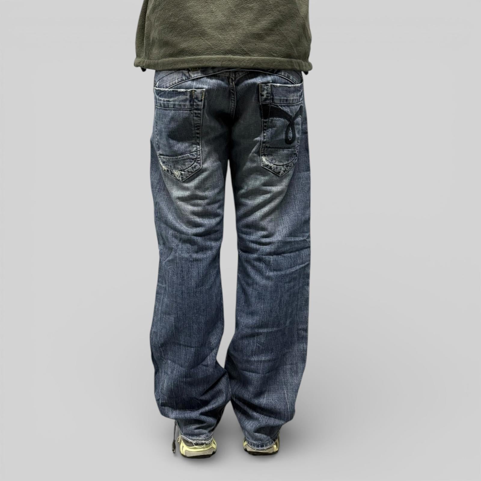 Vintage Y2K Pepe Jeans baggy hip hop denim (W34)
