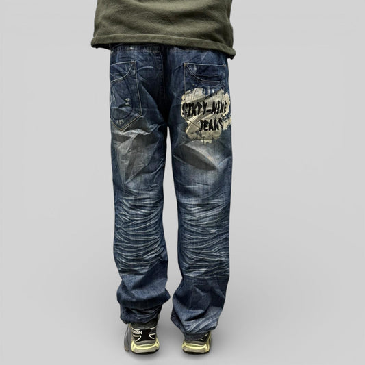 Vintage Y2K baggy hip hop Jeans (W36)