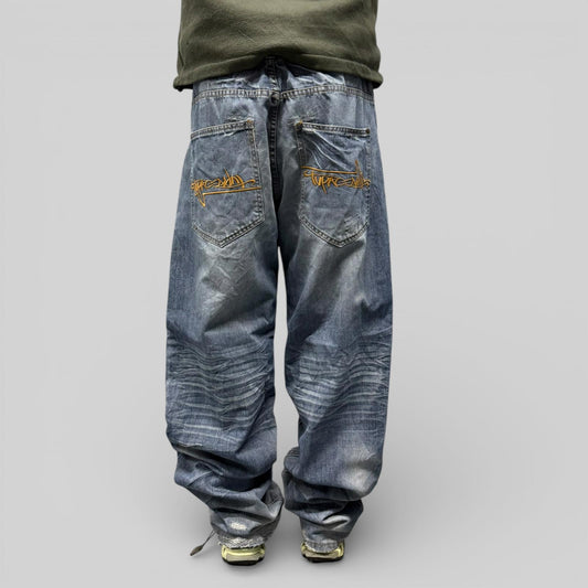 Vintage Y2K baggy hip hop Jeans (W36)