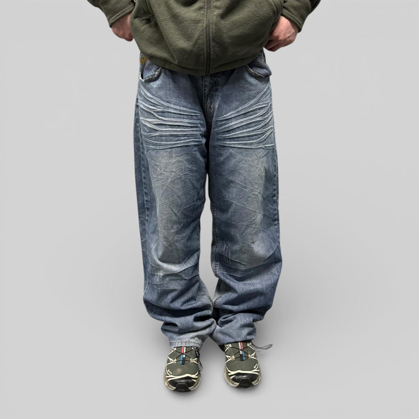 Vintage Y2K baggy hip hop Jeans (W36)