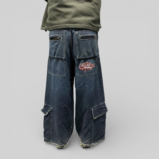 Vintage Y2K super baggy hip hop Jeans (W34)