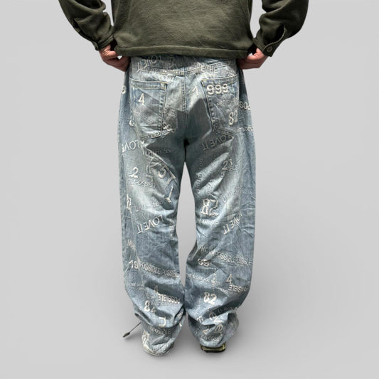 Vintage Fishbone baggy hip hop Jeans (W40)
