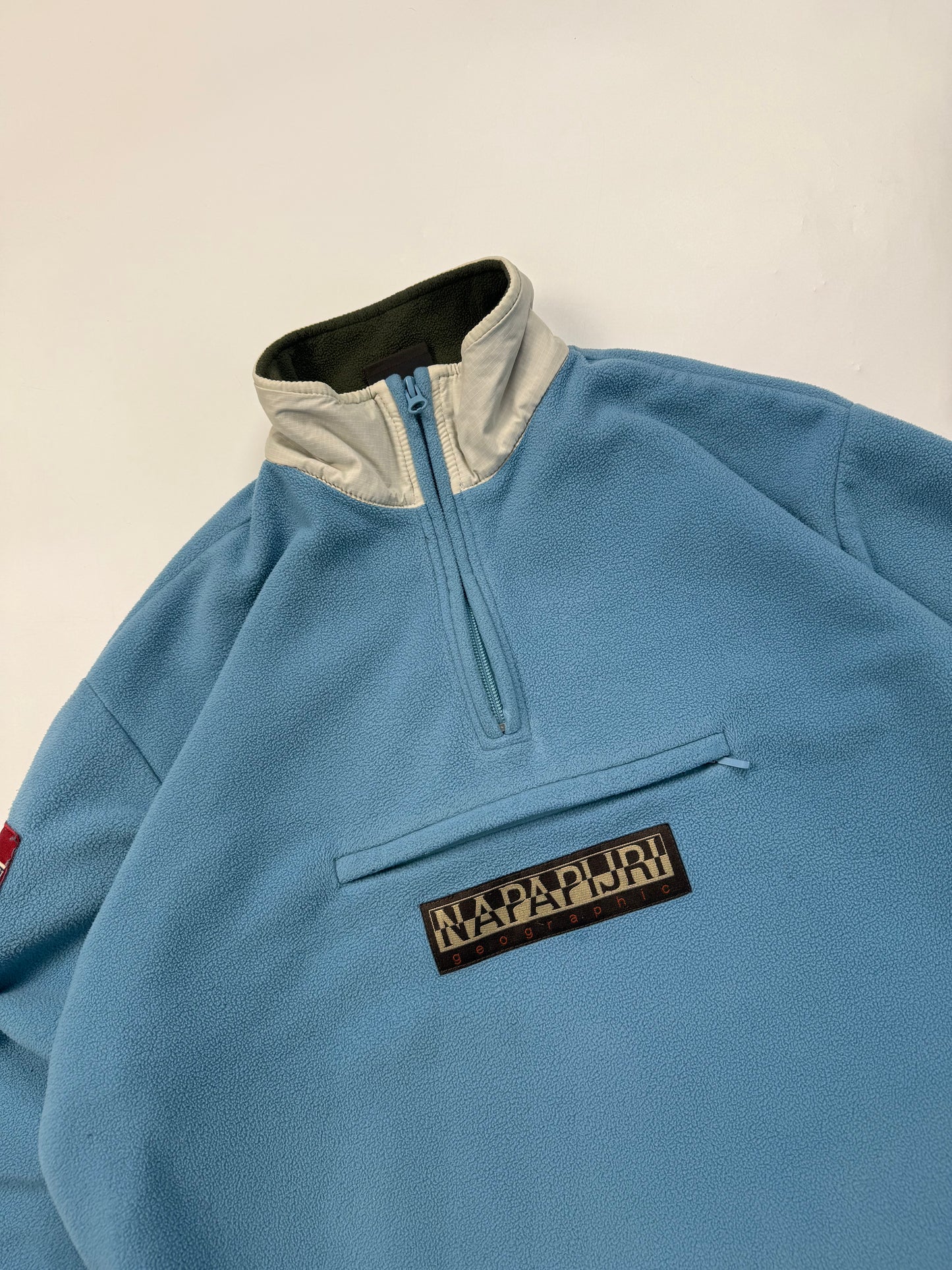 Vintage Napapijri quarter zip fleece (S)