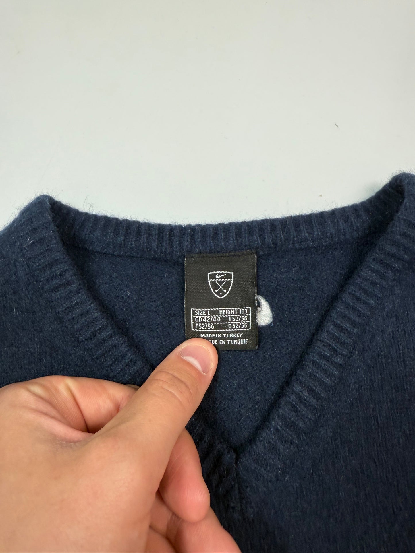 Vintage Nike Golf wool vest sweater (L)