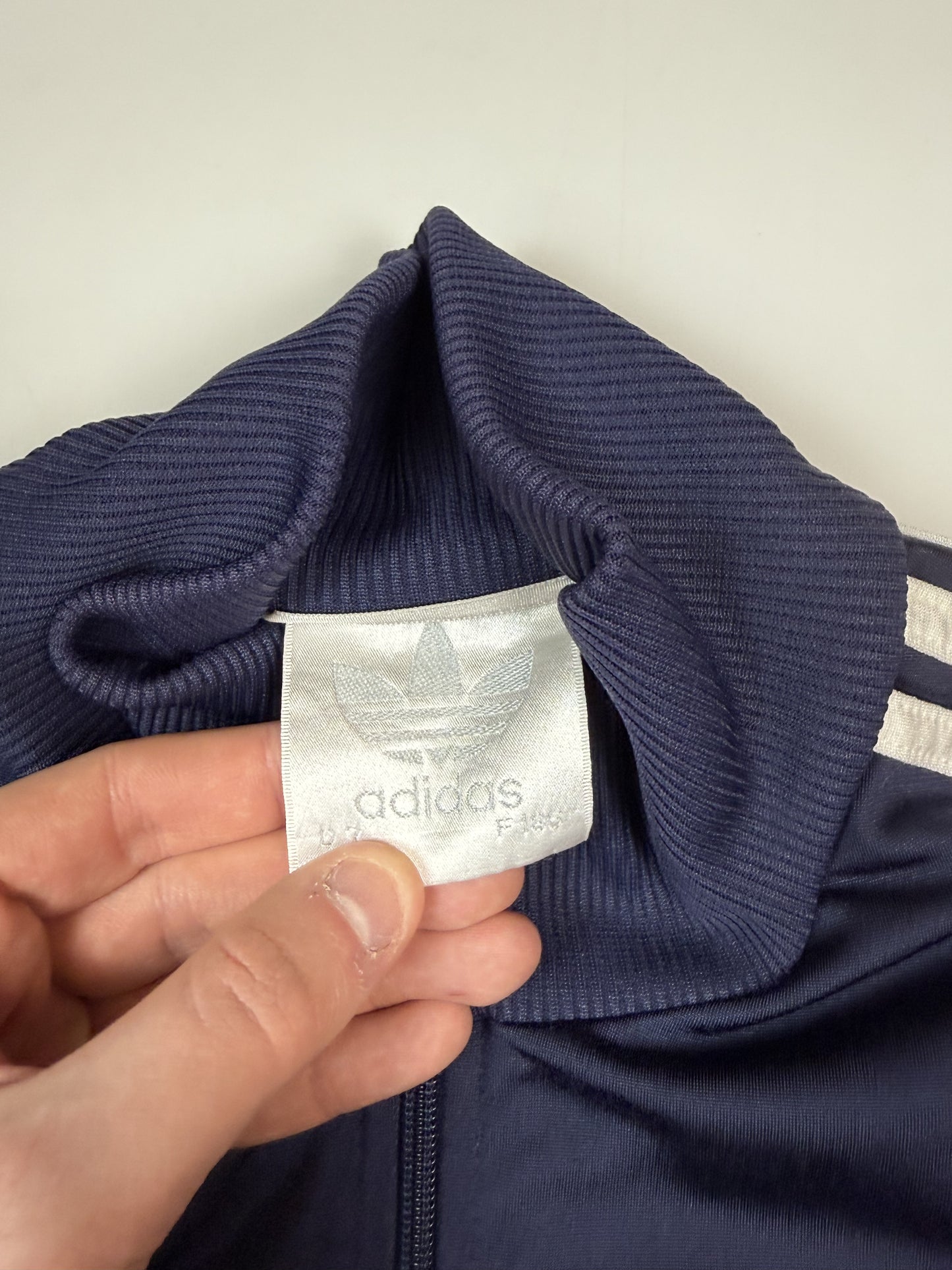 Vintage 90s Adidas colour block track jacket (L)