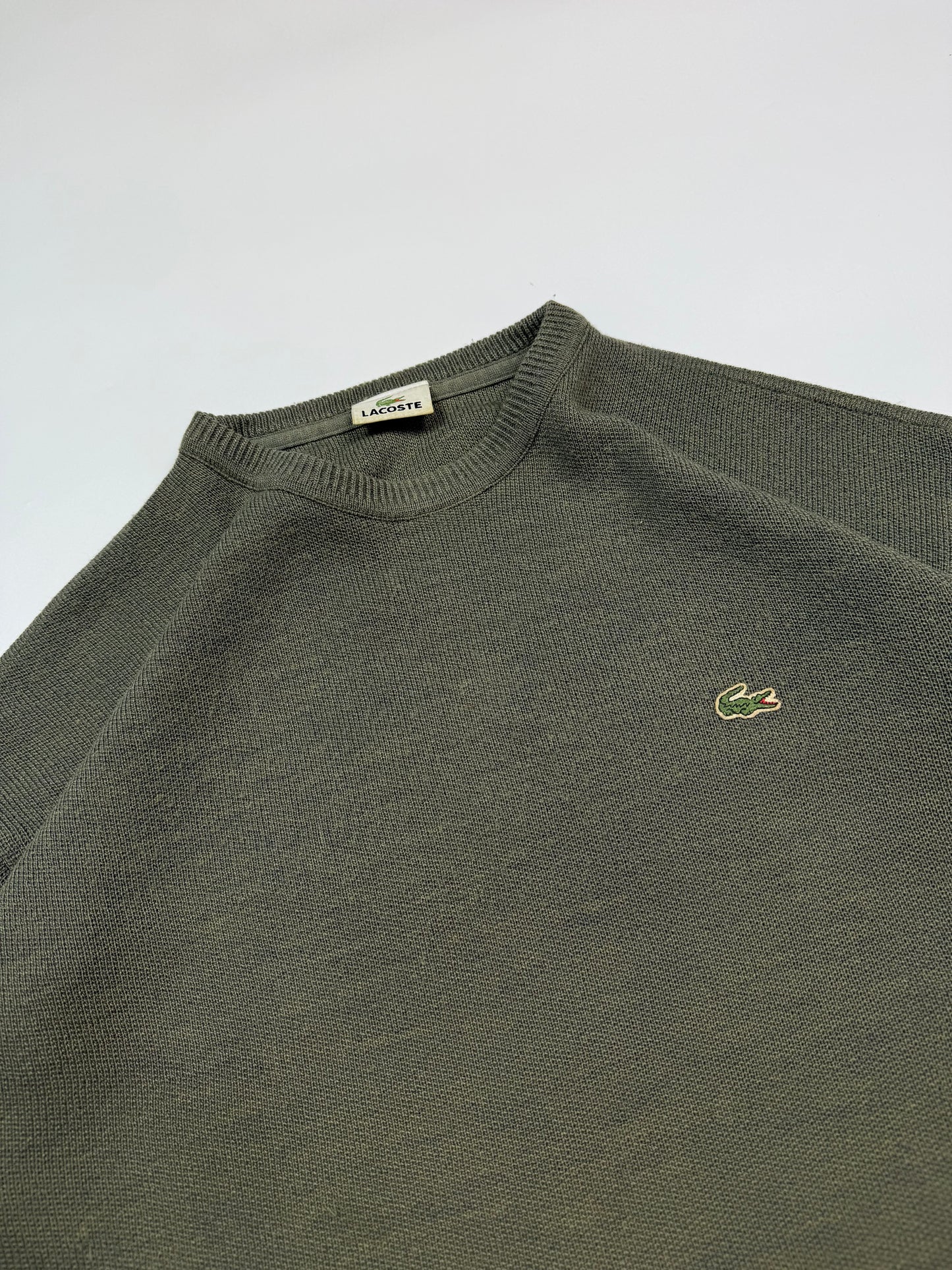 Vintage Lacoste knit sweater (XL)