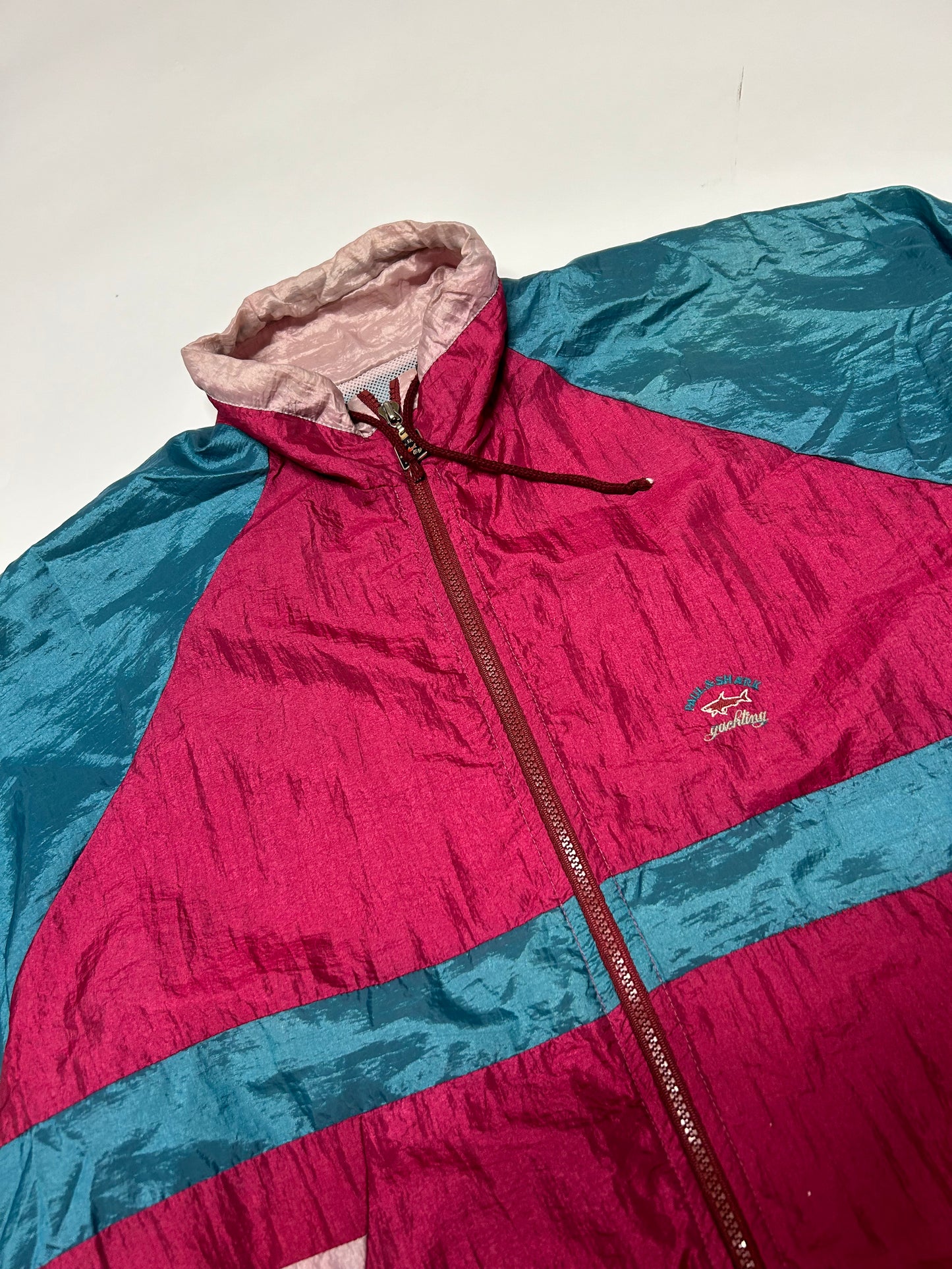 Vintage 90s Paul & Shark Yachting windbreaker shell jacket (L)