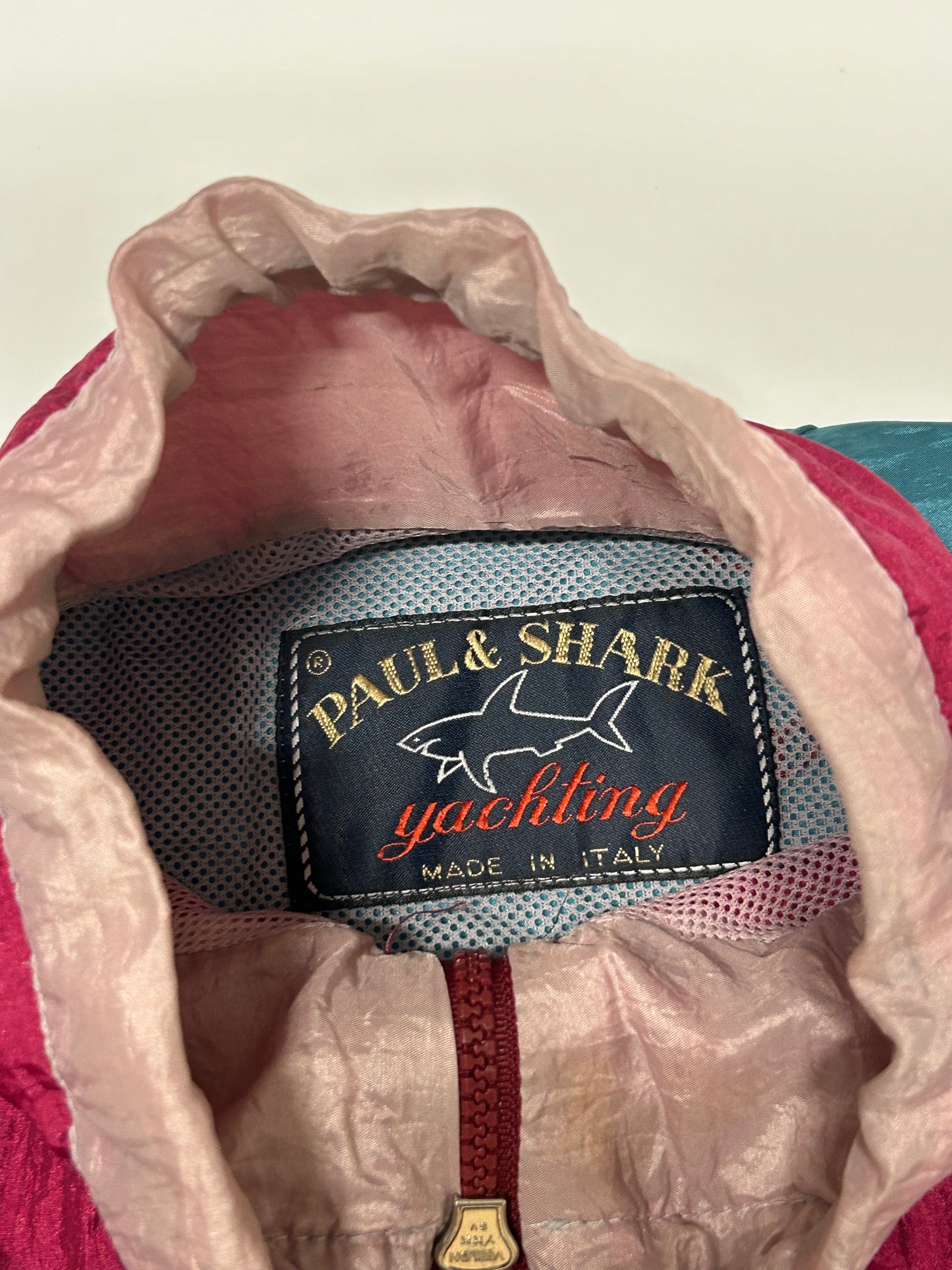 Vintage 90s Paul & Shark Yachting windbreaker shell jacket (L)