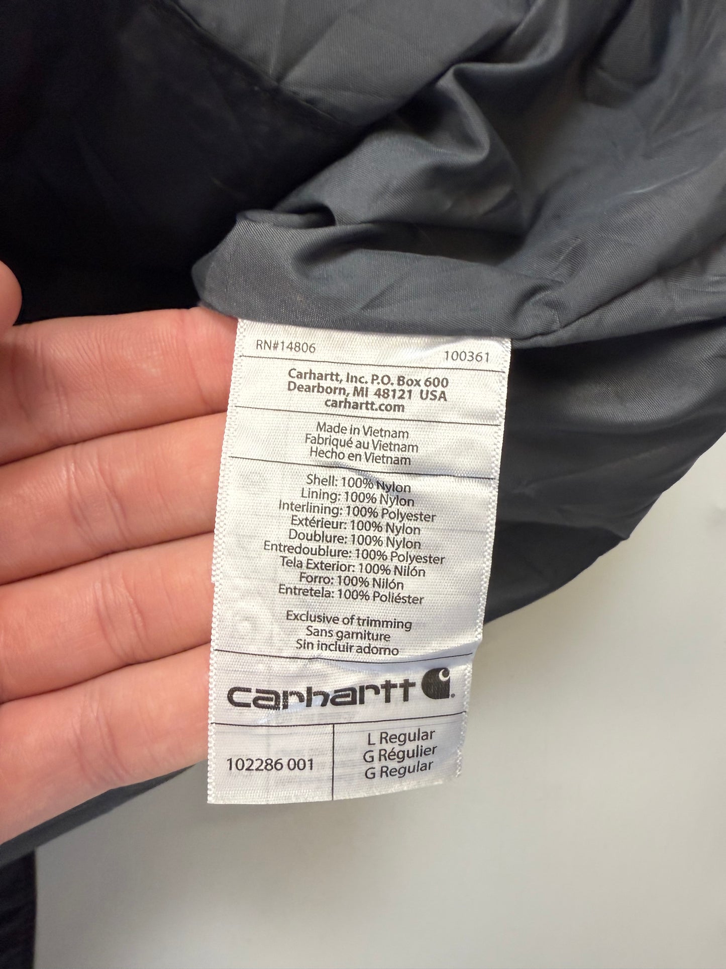 Carhartt WIP vest puffer jacket (L)