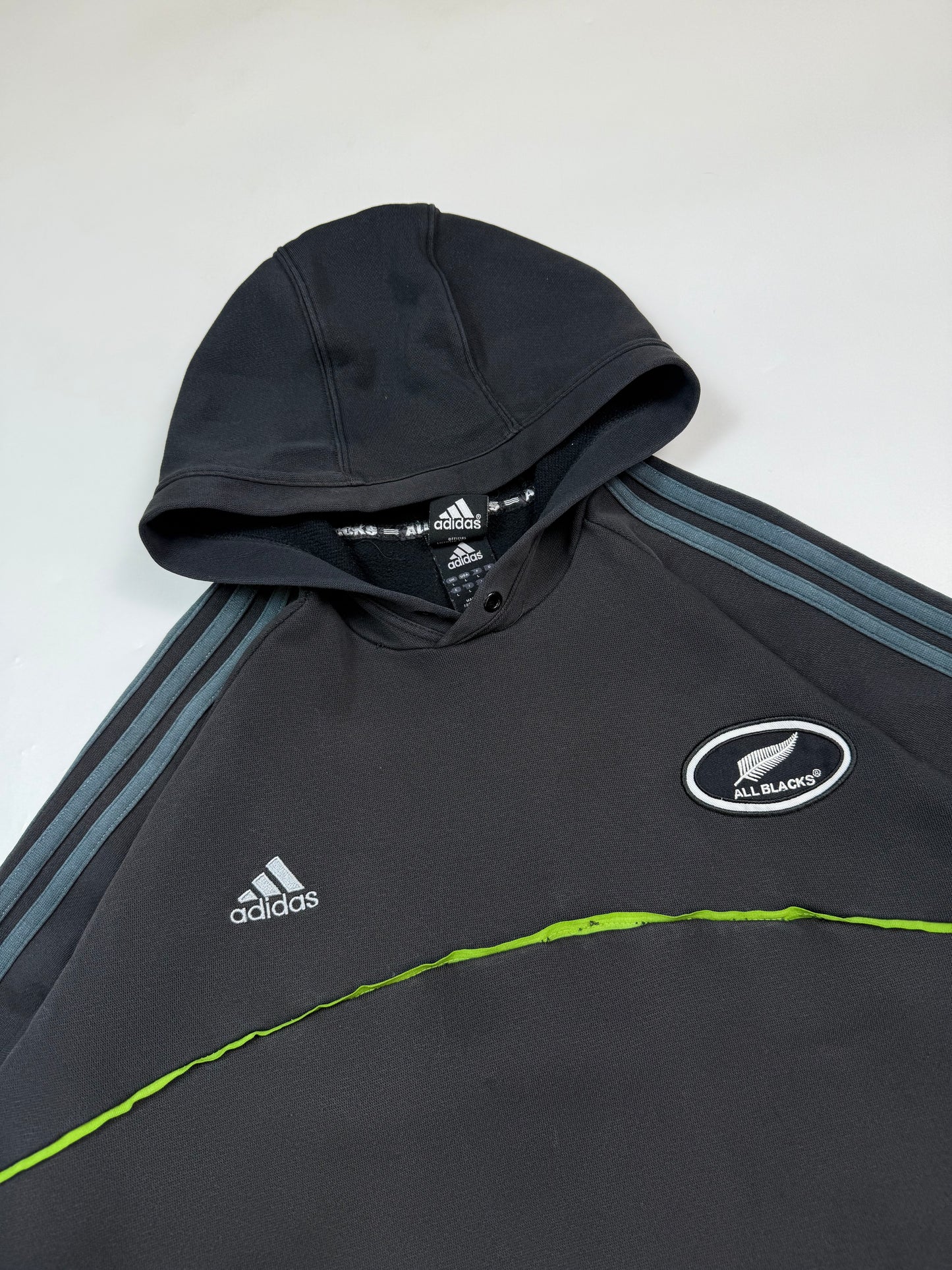 Vintage New Zealand all blacks 2009/10 Adidas rugby hoodie (L)