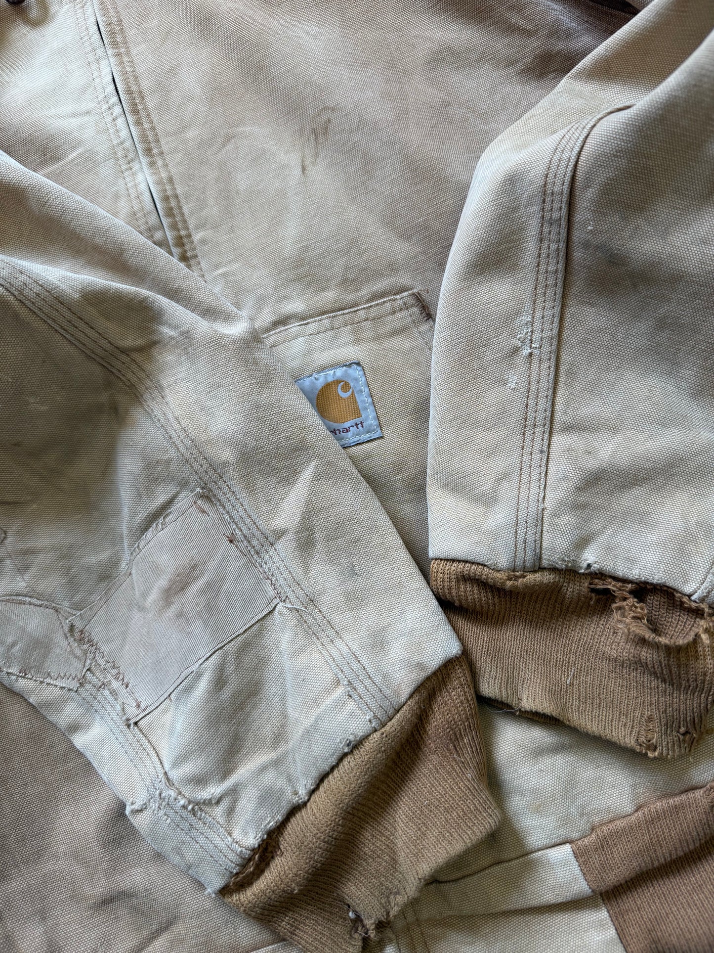 Vintage Carhartt duck canvas active hooded jacket (M)