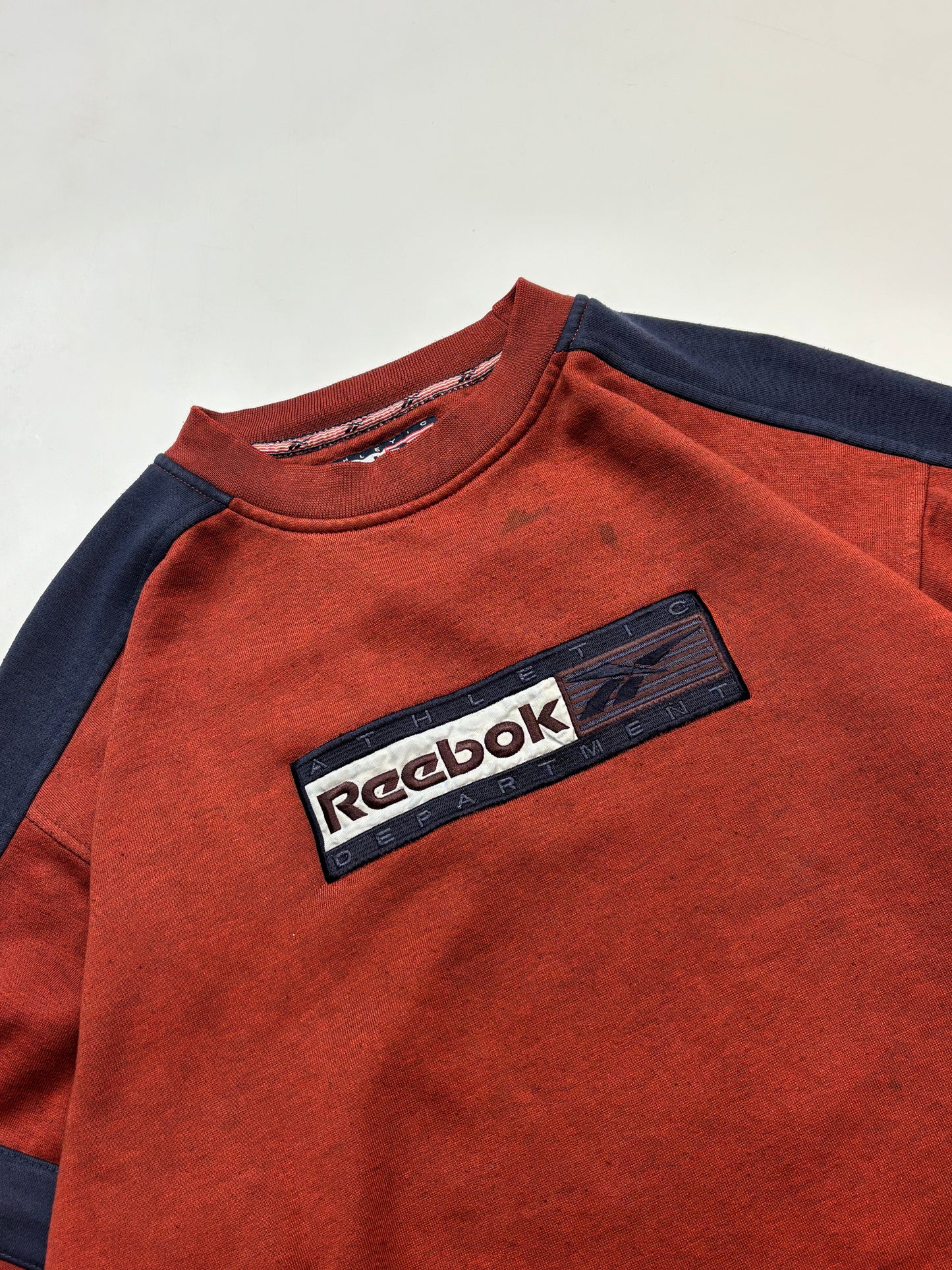 Vintage Reebok athletic dept spell out sweatshirt (M)