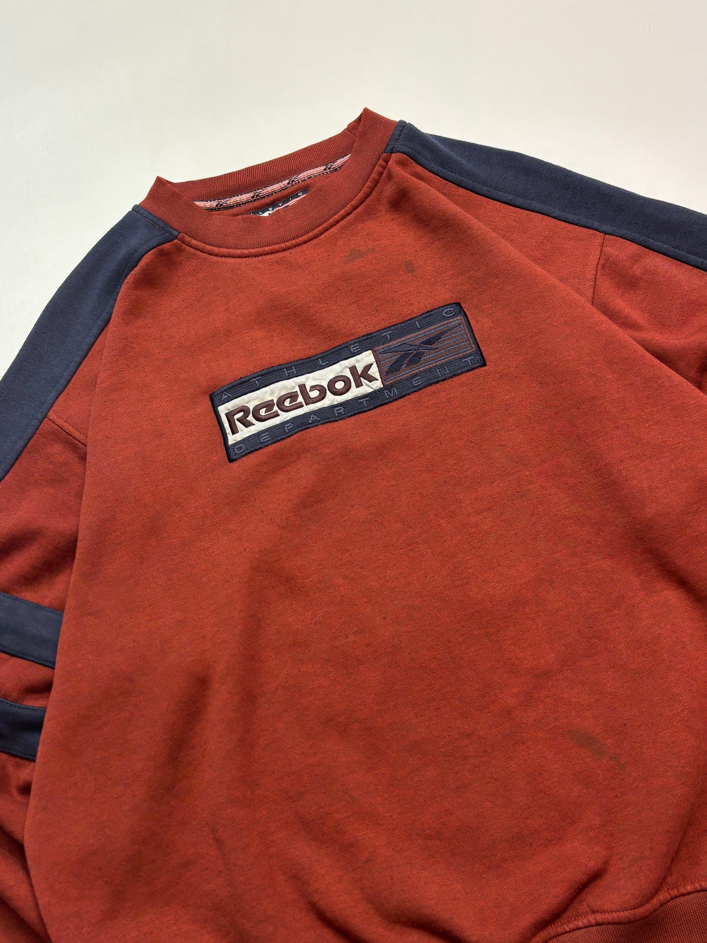 Vintage Reebok athletic dept spell out sweatshirt (M)