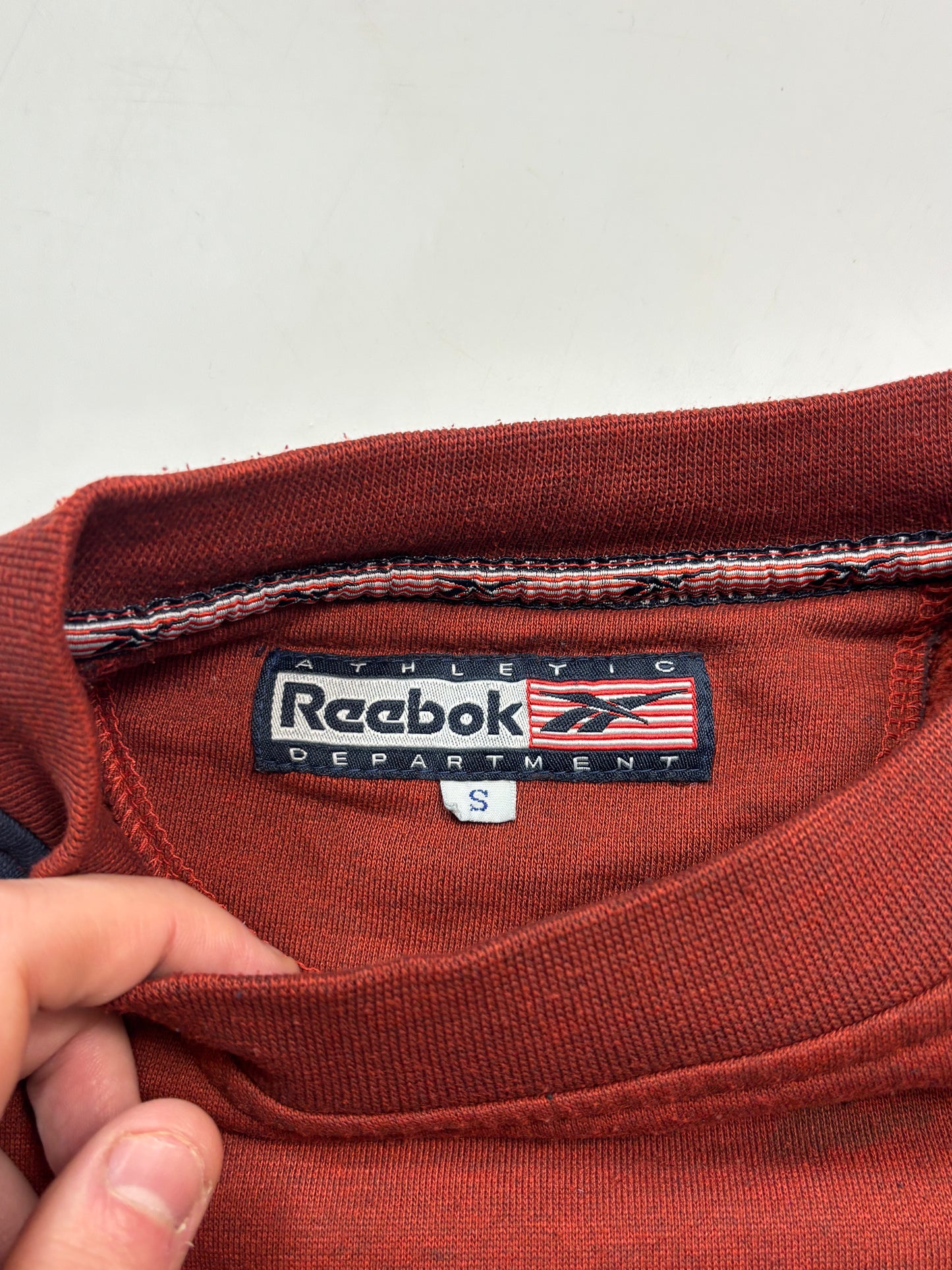 Vintage Reebok athletic dept spell out sweatshirt (M)