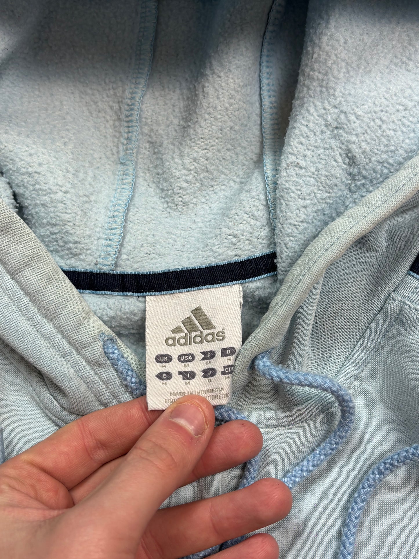 Vintage Adidas spell out hoodie (M)