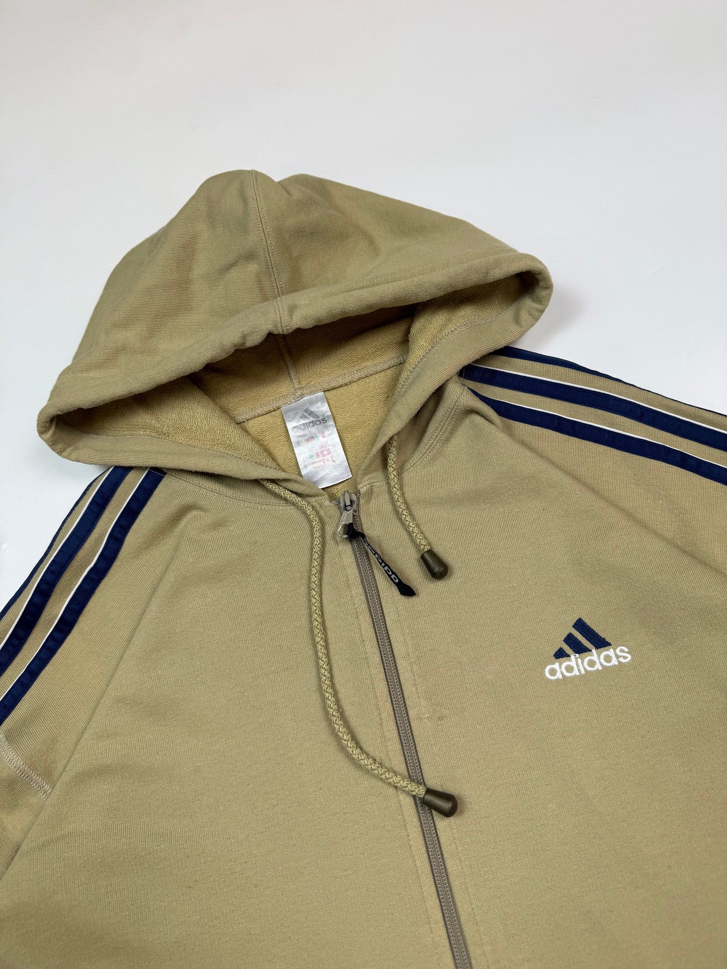 Vintage 90s Adidas full zip hoodie (S)
