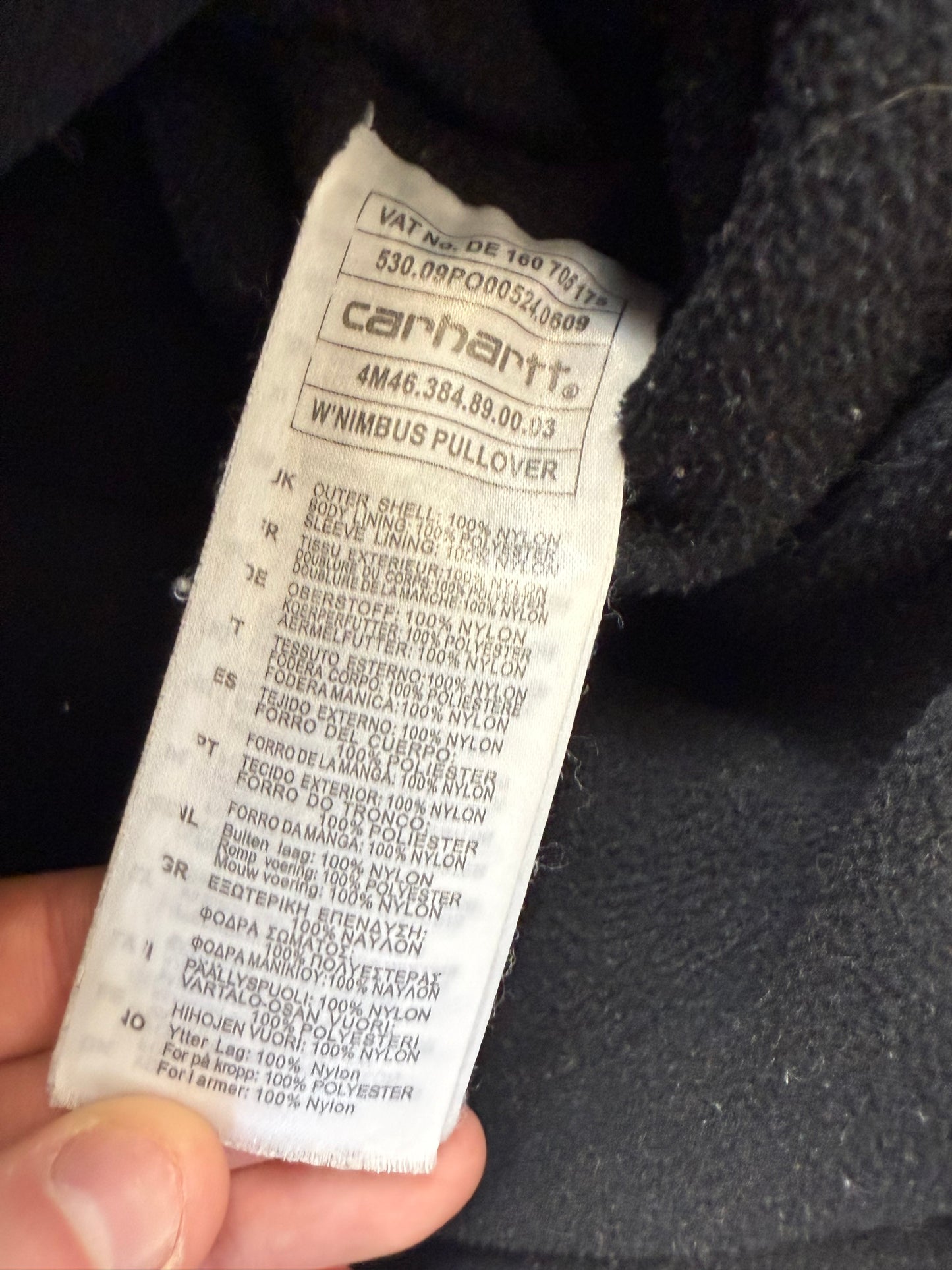 Carhartt nimbus pullover jacket (M)