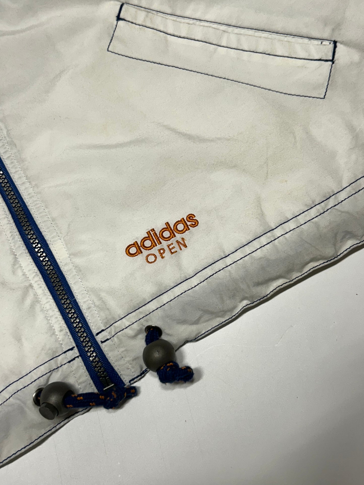 Vintage 80s Adidas open vest jacket (M)