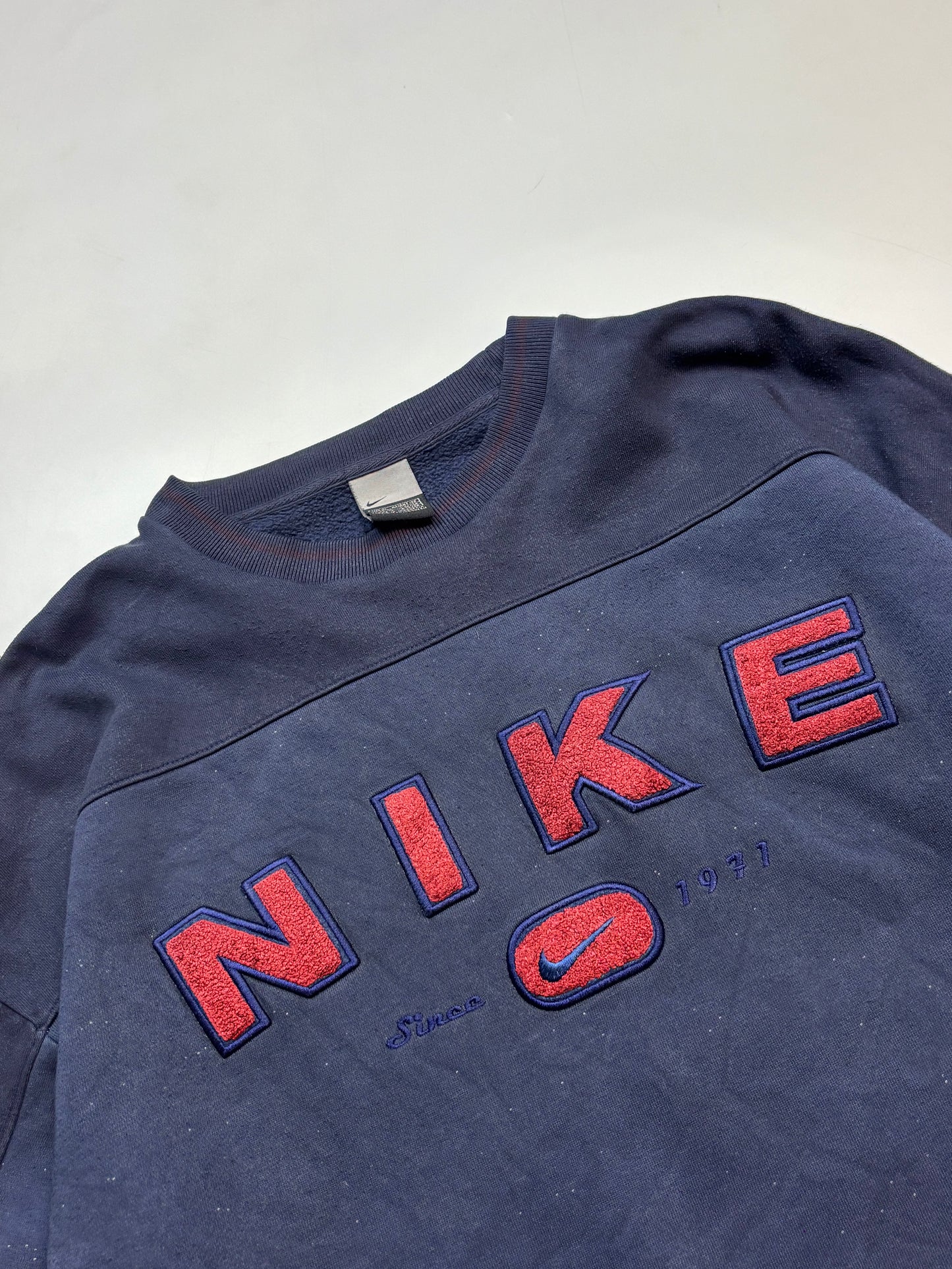 Vintage Nike spell out sweatshirt (XL)