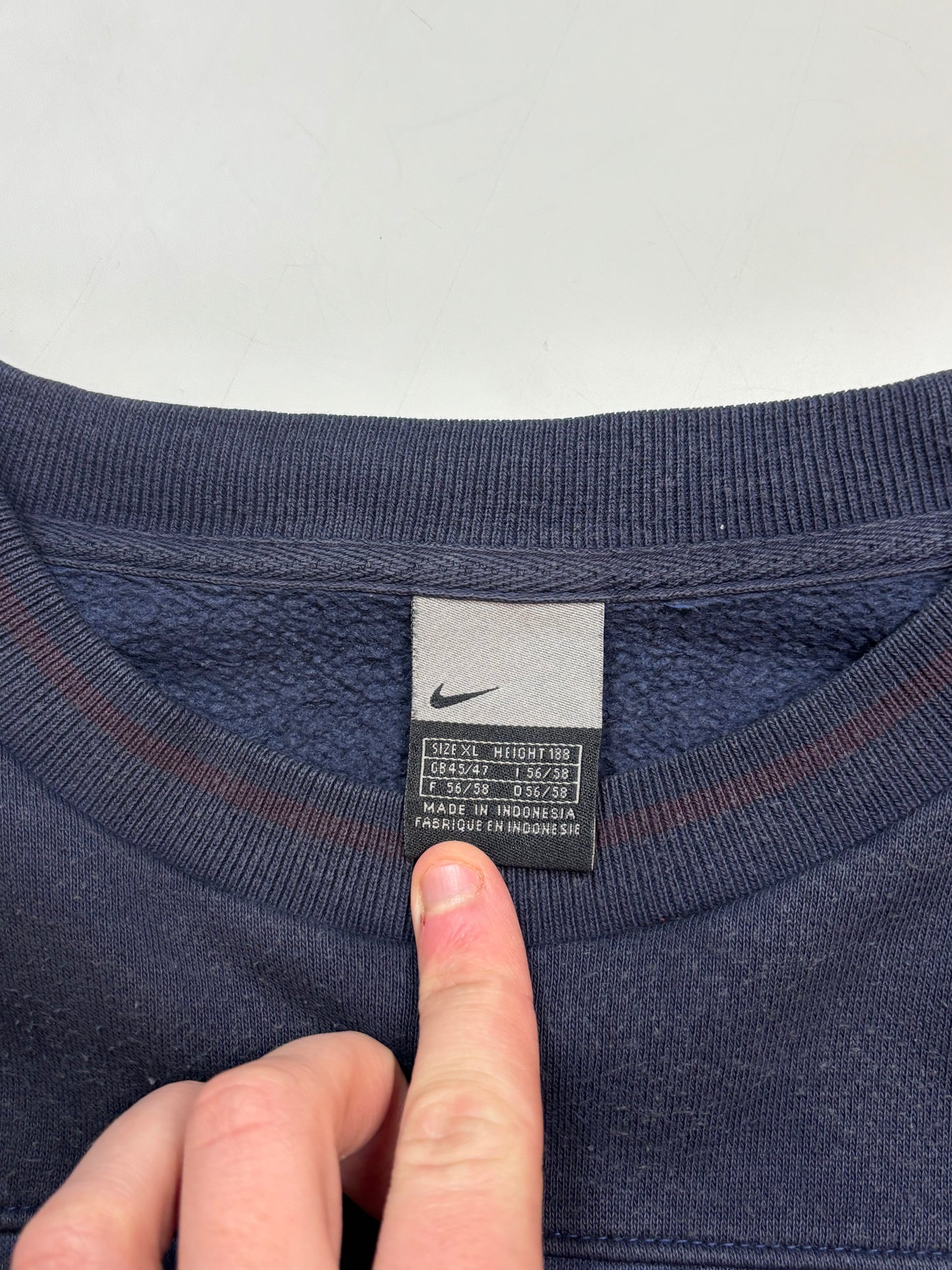 Vintage Nike spell out sweatshirt (XL)