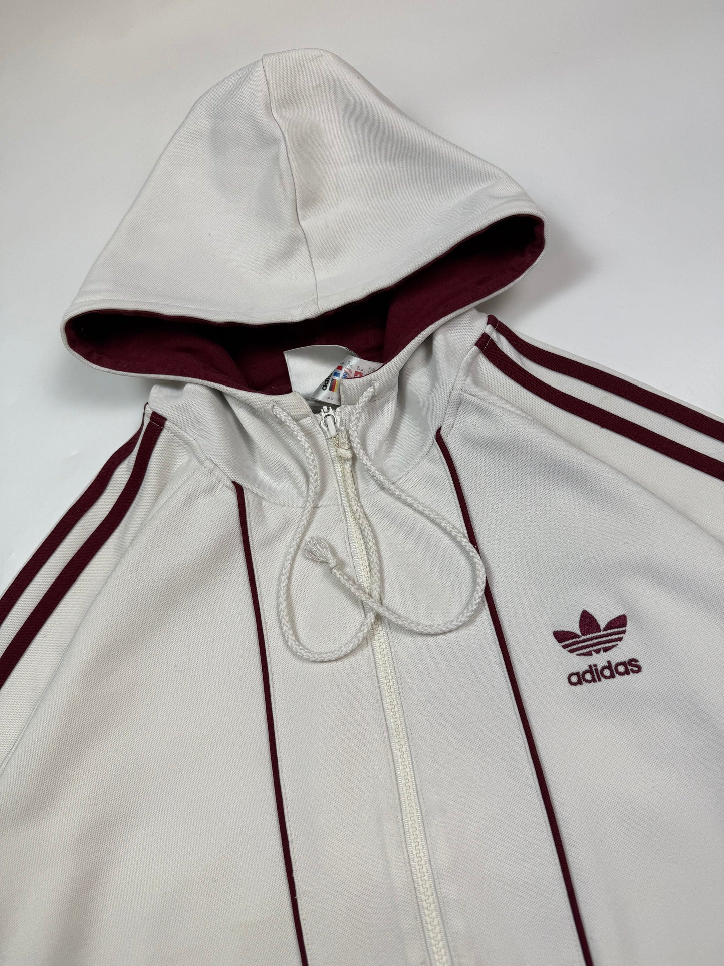 Vintage 90s Adidas originals zip up hoodie (M)