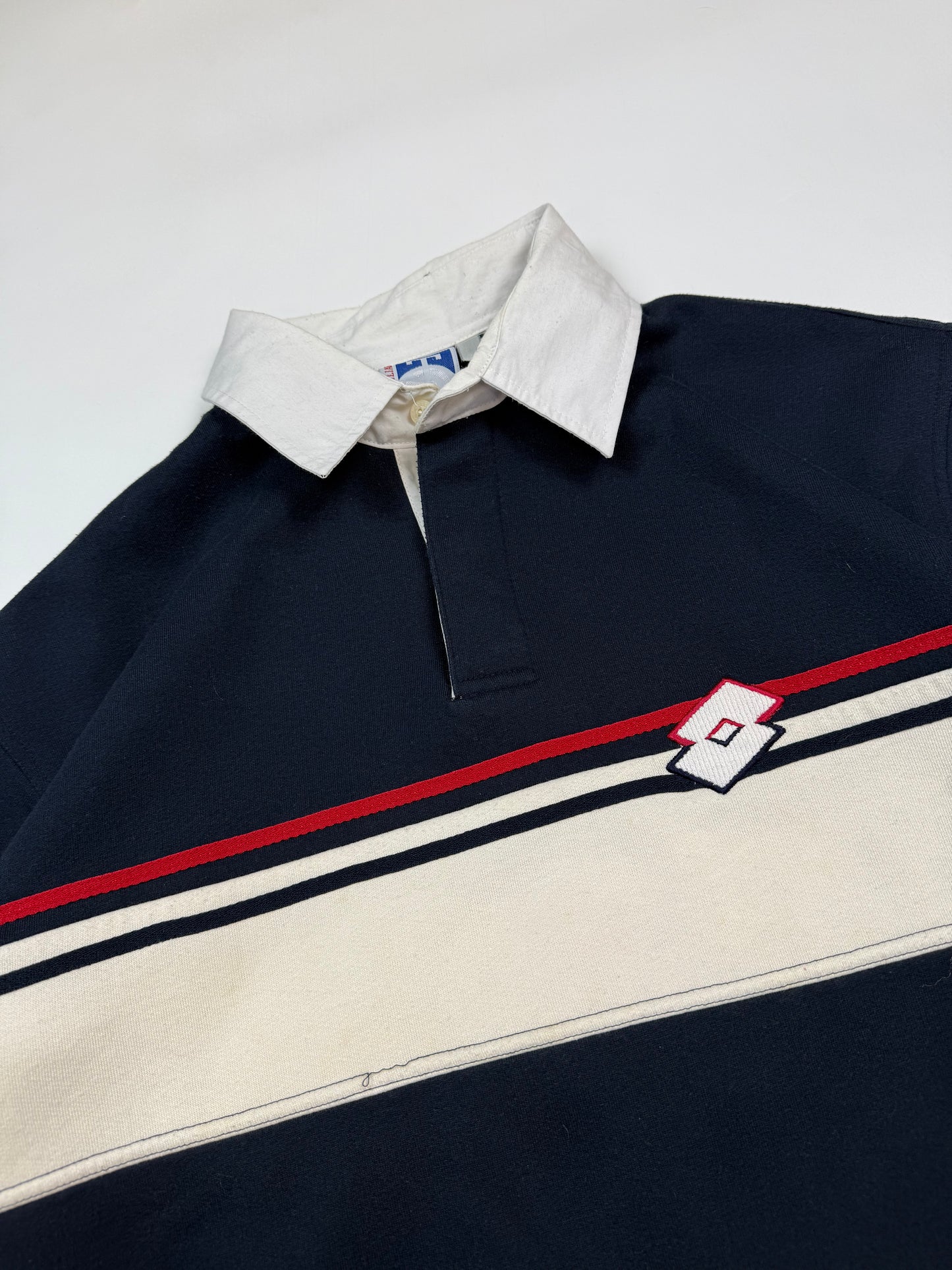 Vintage 80s Lotto collared sweatshirt (L)