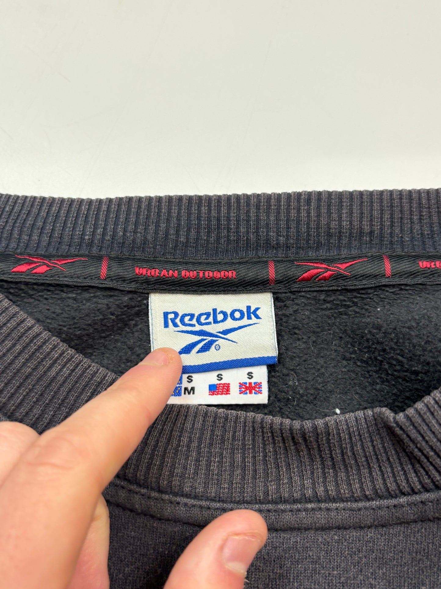 Vintage Reebok spell out sweatshirt (M)