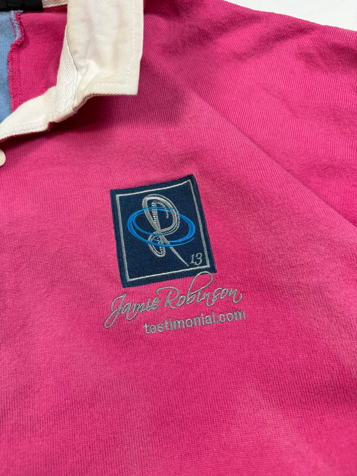 Vintage 90s Canterbury testimonial rugby shirt (L)