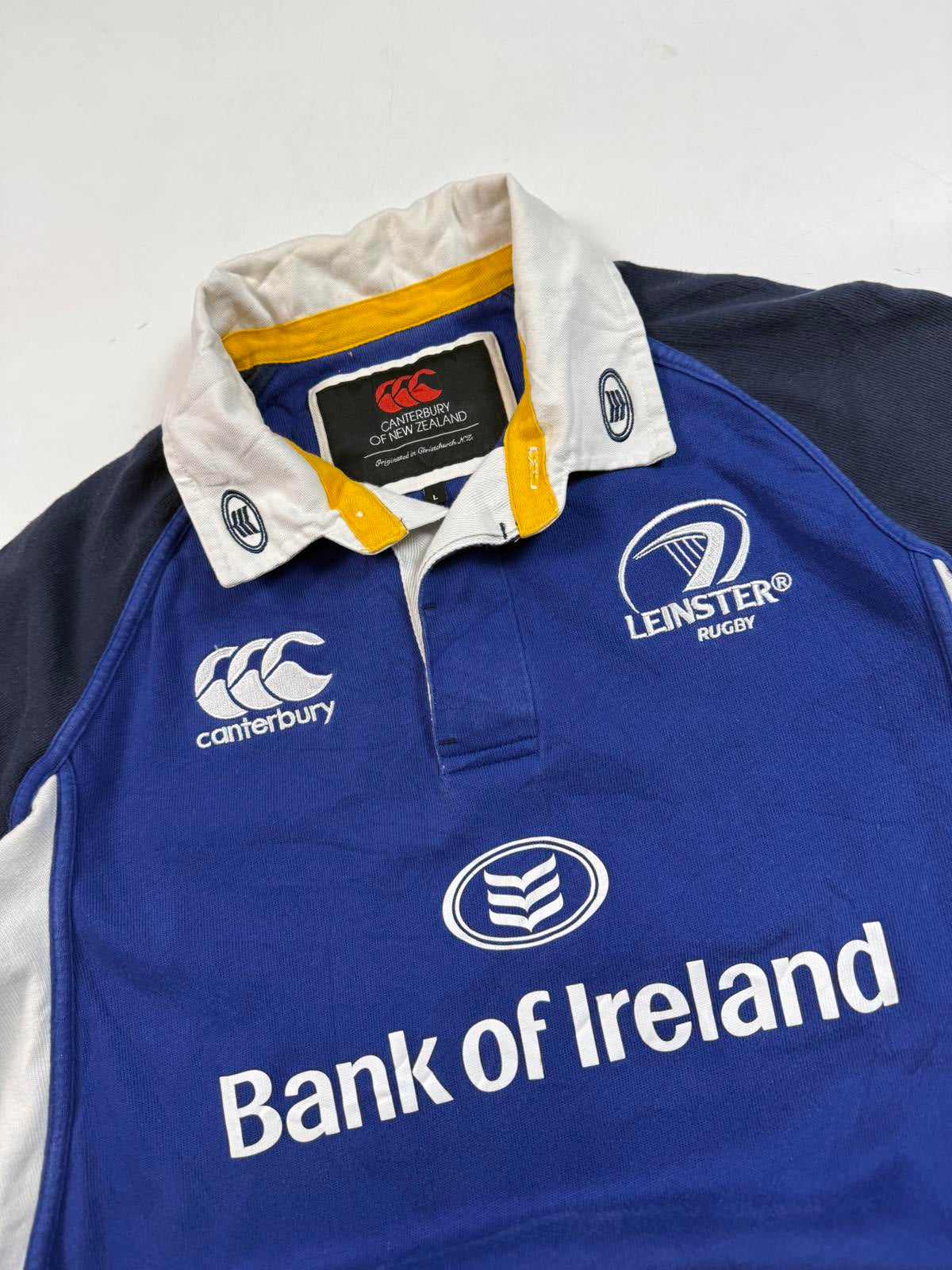 Vintage Leinster 2007/08 Canterbury rugby shirt (L)