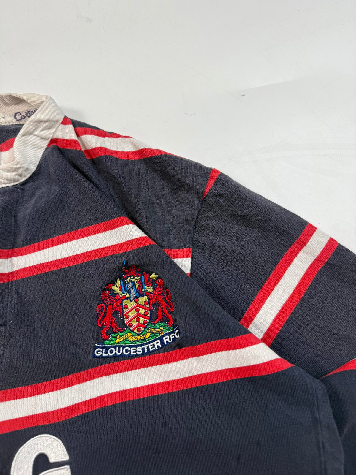 Vintage Gloucester 2003/04 Cotton Traders away rugby shirt (M)