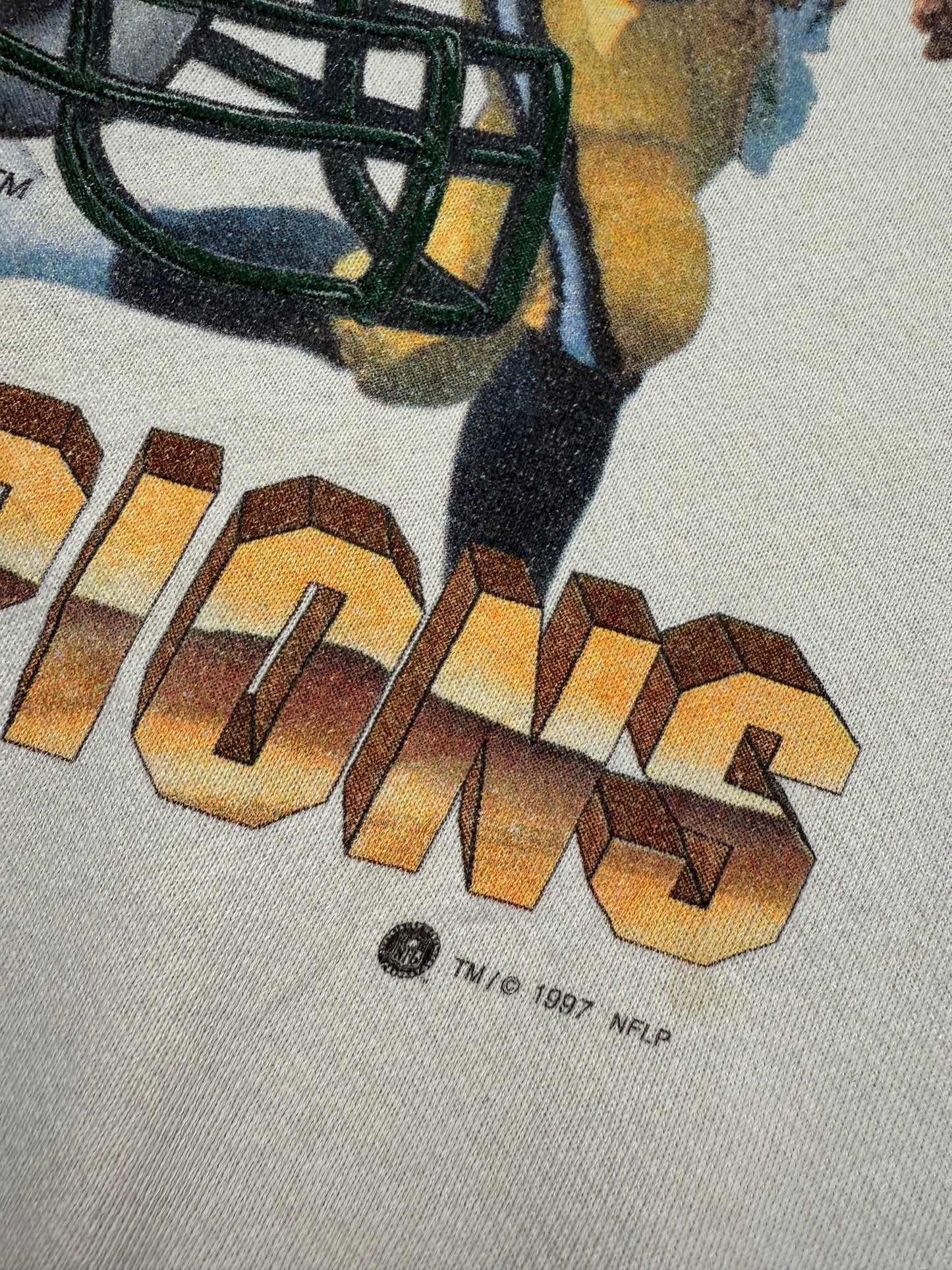 Vintage Green Bay Packers 1997 NFL champions graphic sweatshirt (XL)