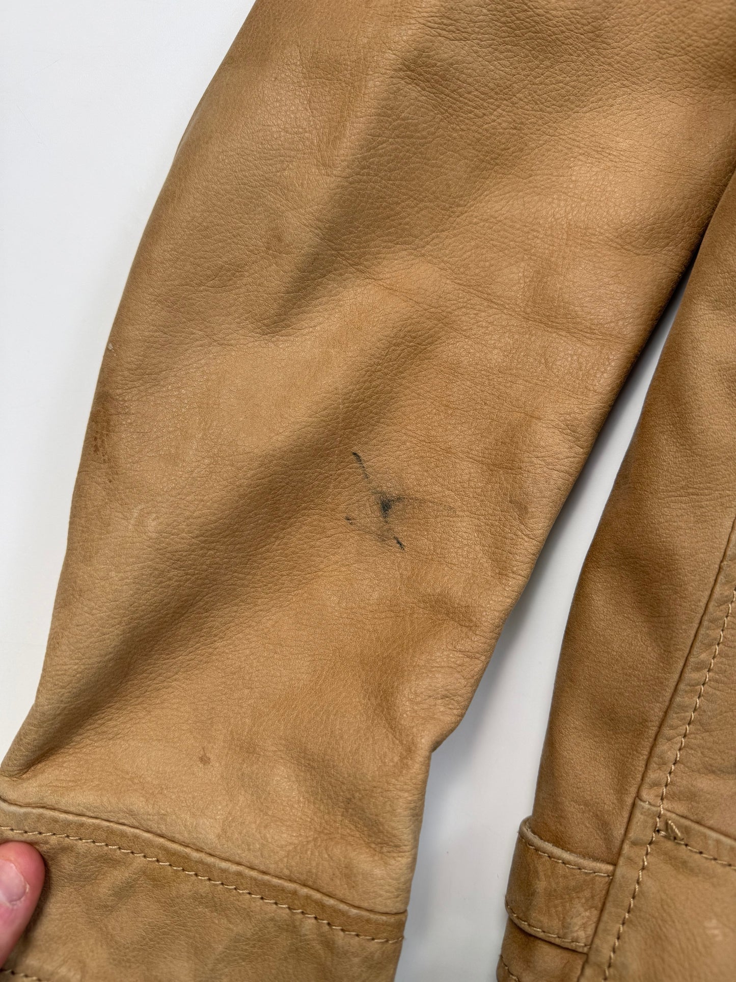 Vintage 90s Marlboro classics leather jacket (XL)