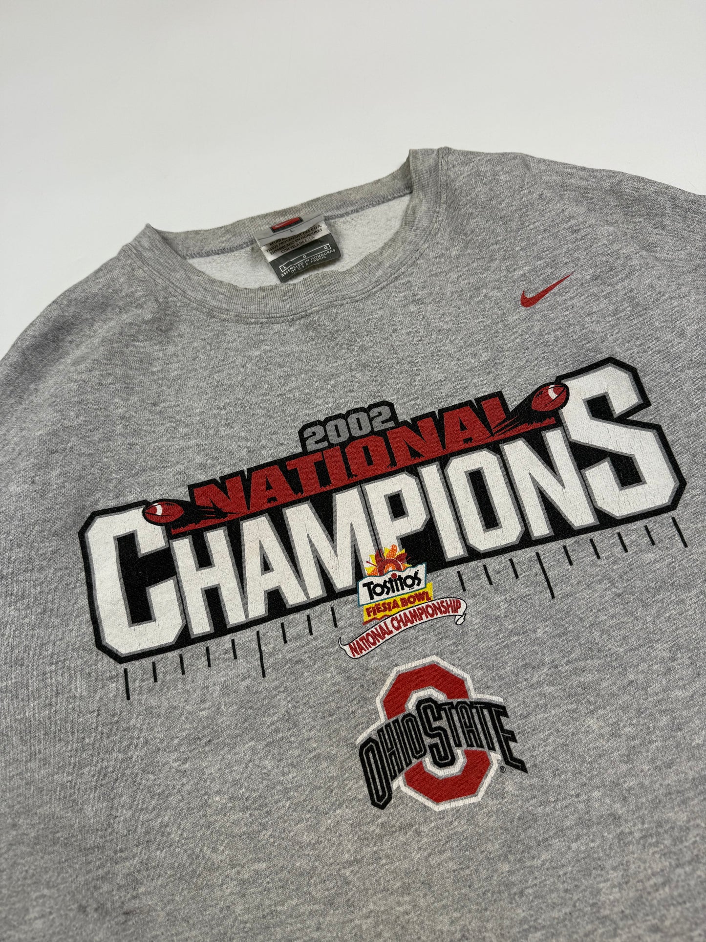Vintage Nike Ohio State 2002 champions graphic sweatshirt (L)