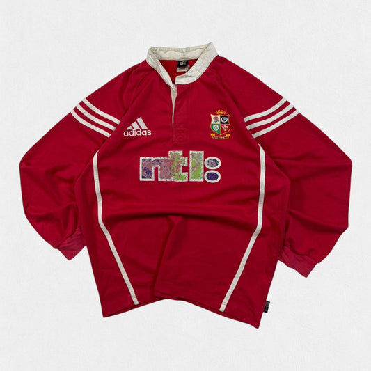 Vintage British & Irish Lions 2001 tour Adidas rugby shirt (L)